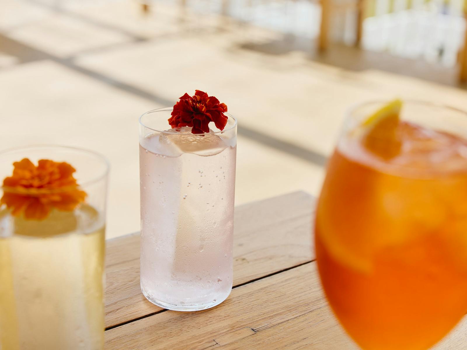 Selection of cocktails at Opera Bar