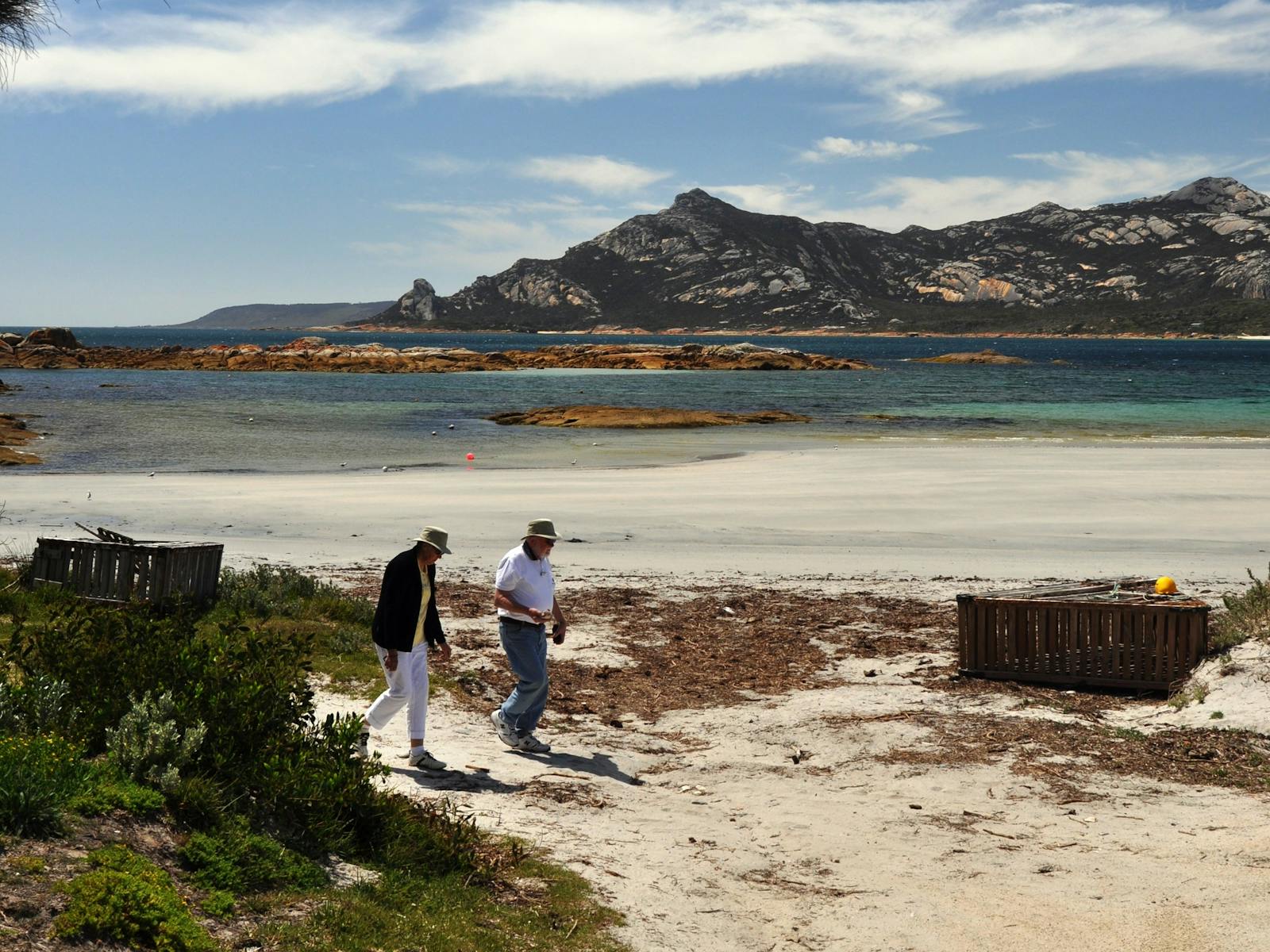 Killiecrankie Beach walking Flinders Island Tasmania