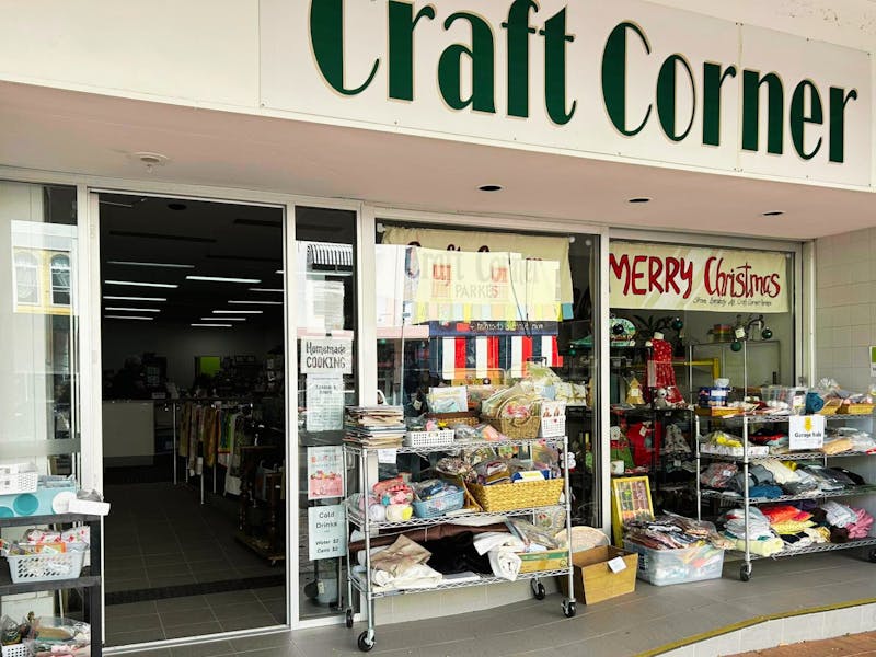 Craft Corner front of shop