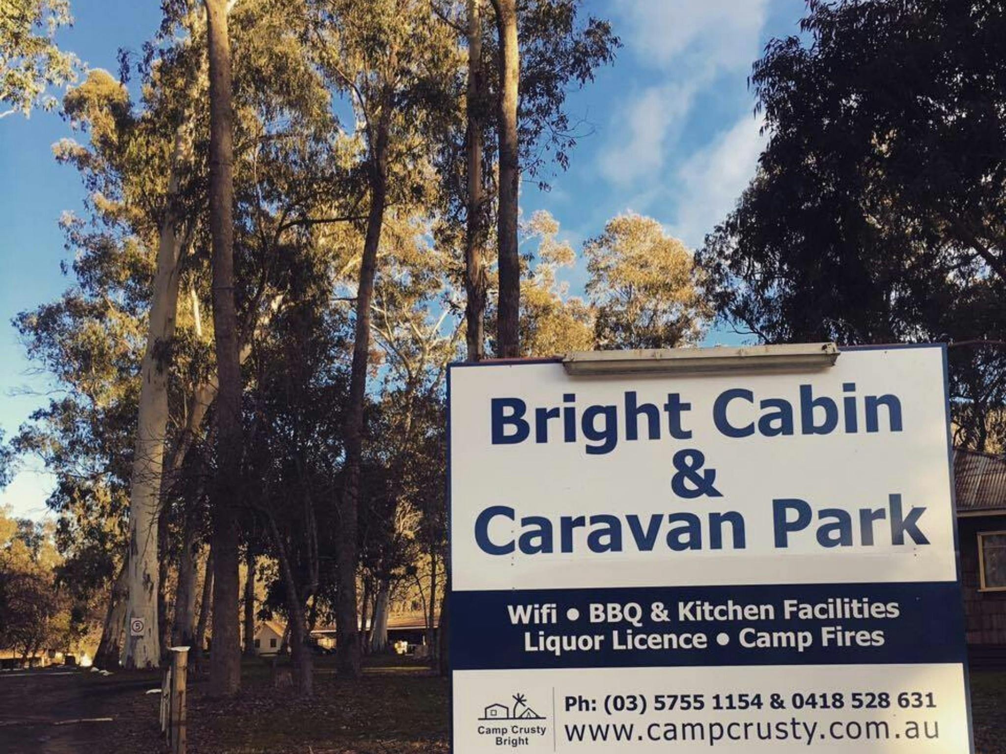Bright Caravan Park camping cabins accommodation wandiligong riverside porepunkah