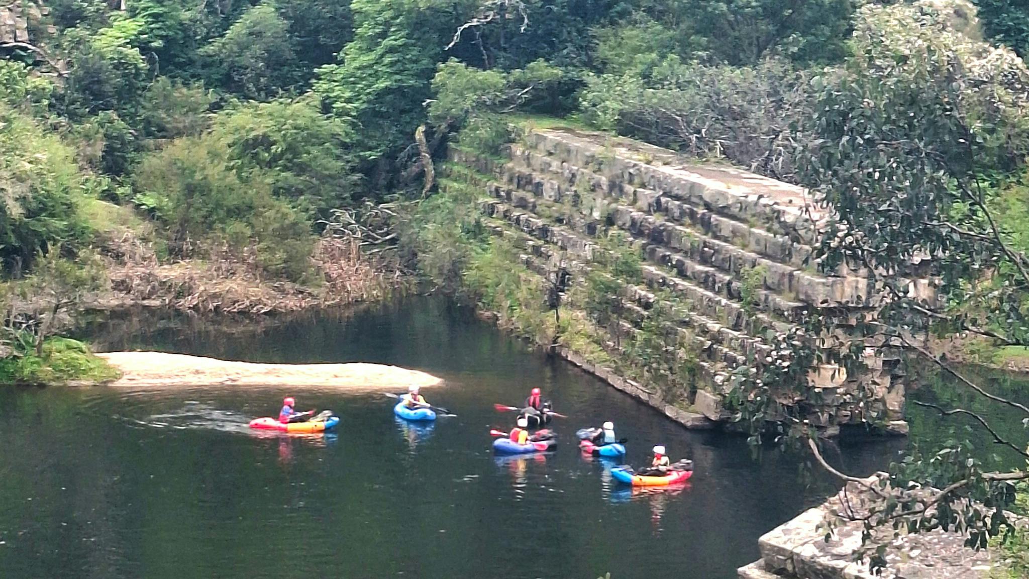 packrafting on the Mitchell River