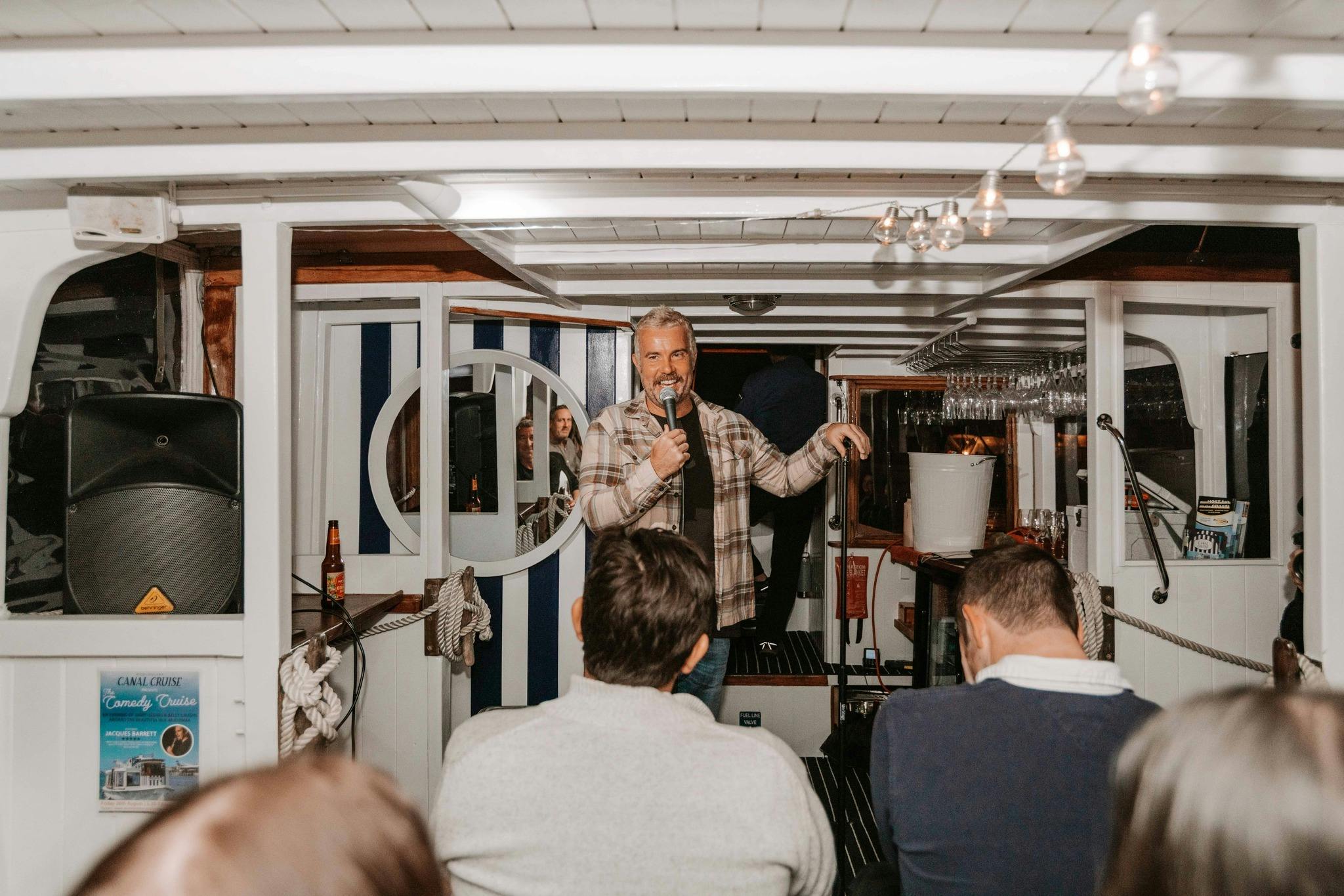 Jacques Barrett on the Comedy Cruise