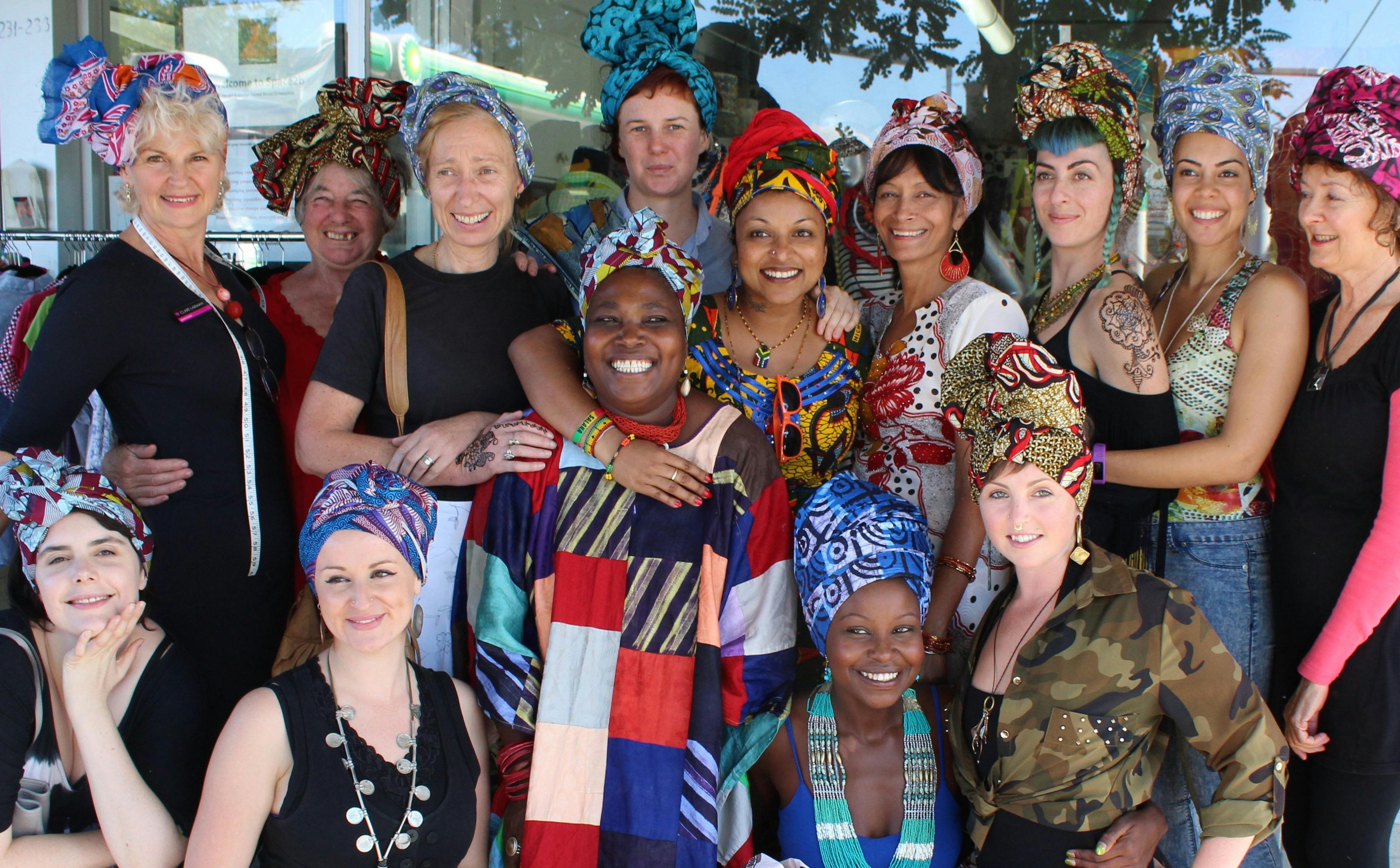 African Headwrap workshops at Space2b