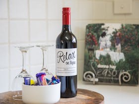 Complimentary bottle of Wine