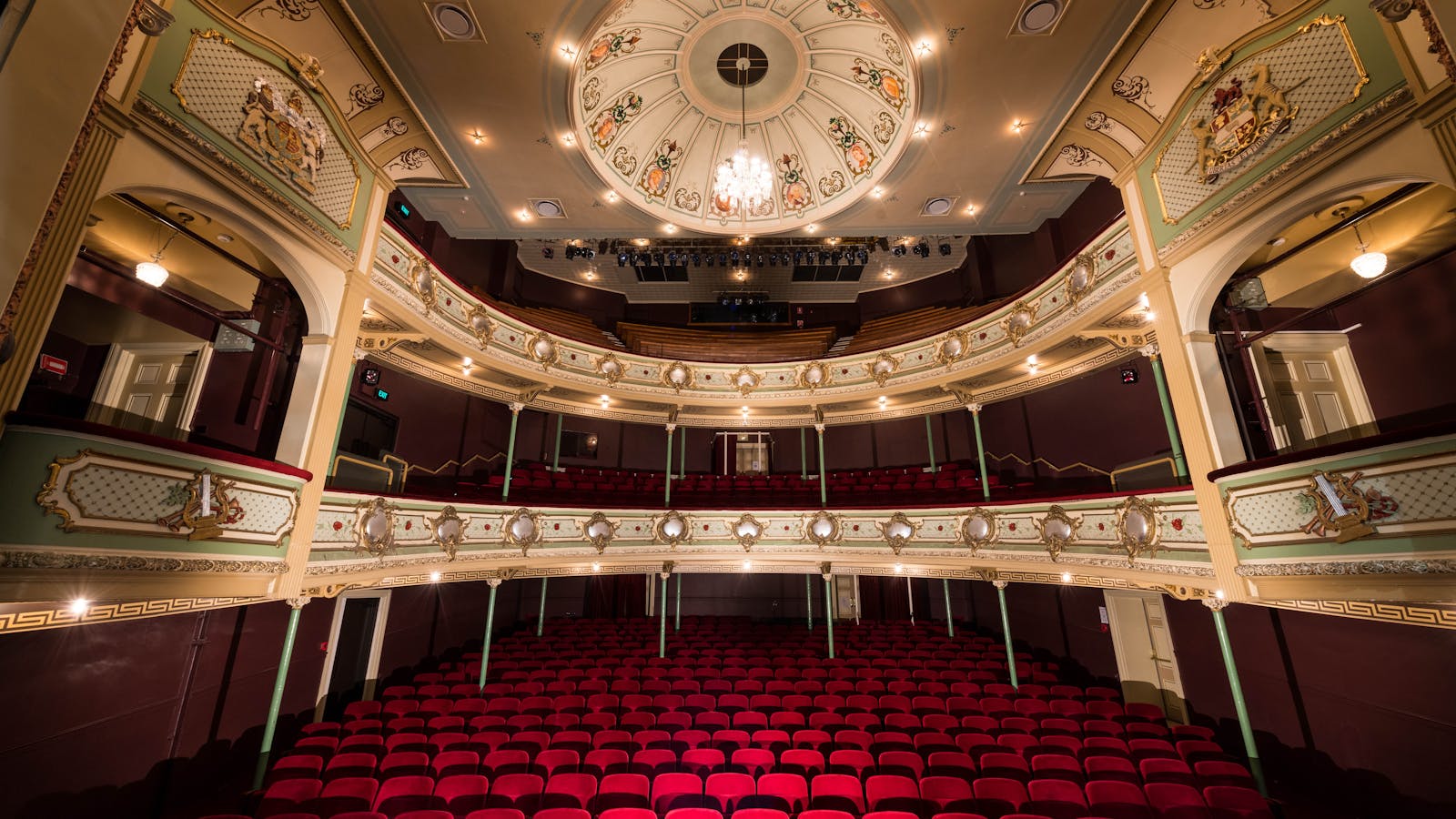 The iconic Theatre Royal from the stage