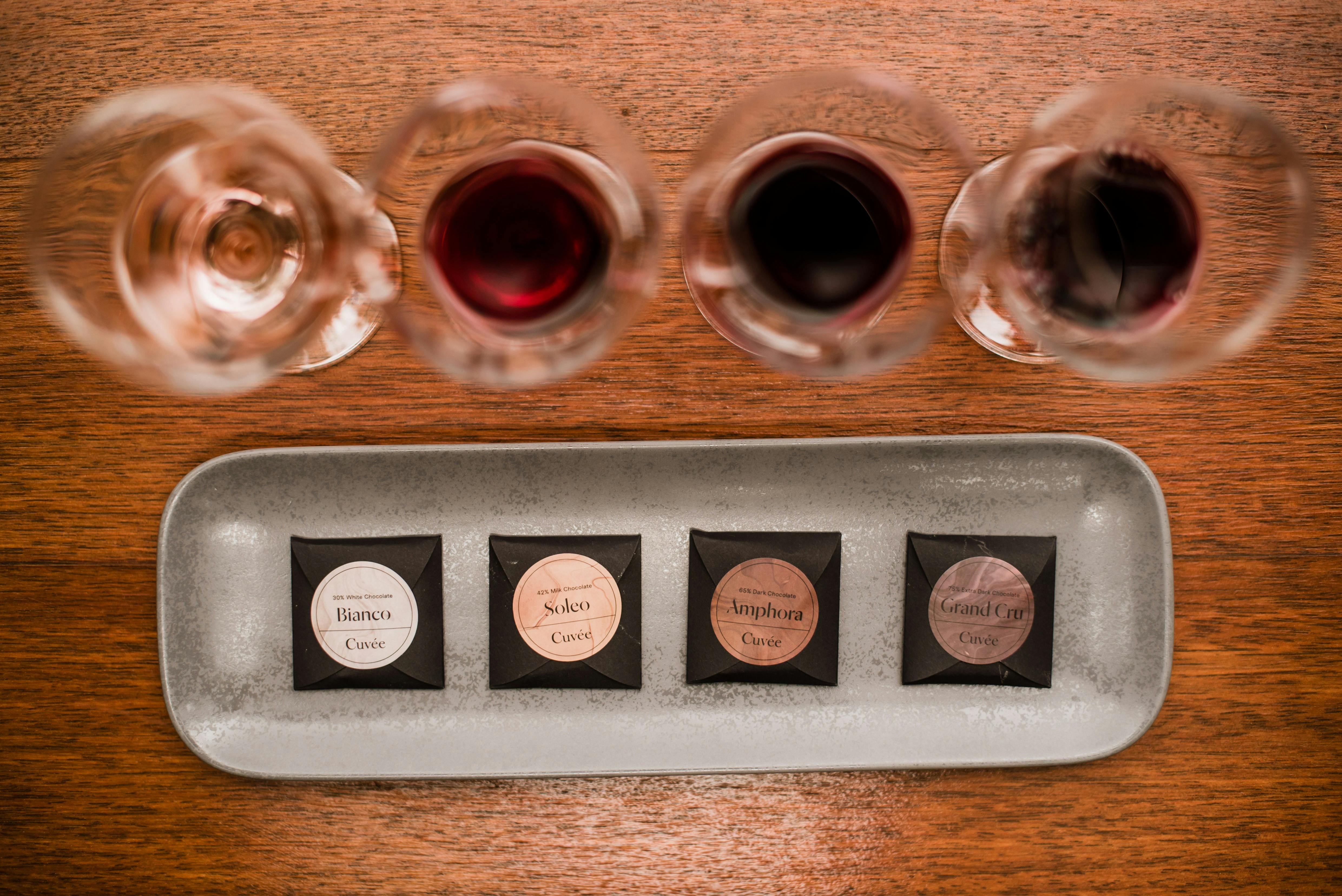 Chocolate and wine tasting