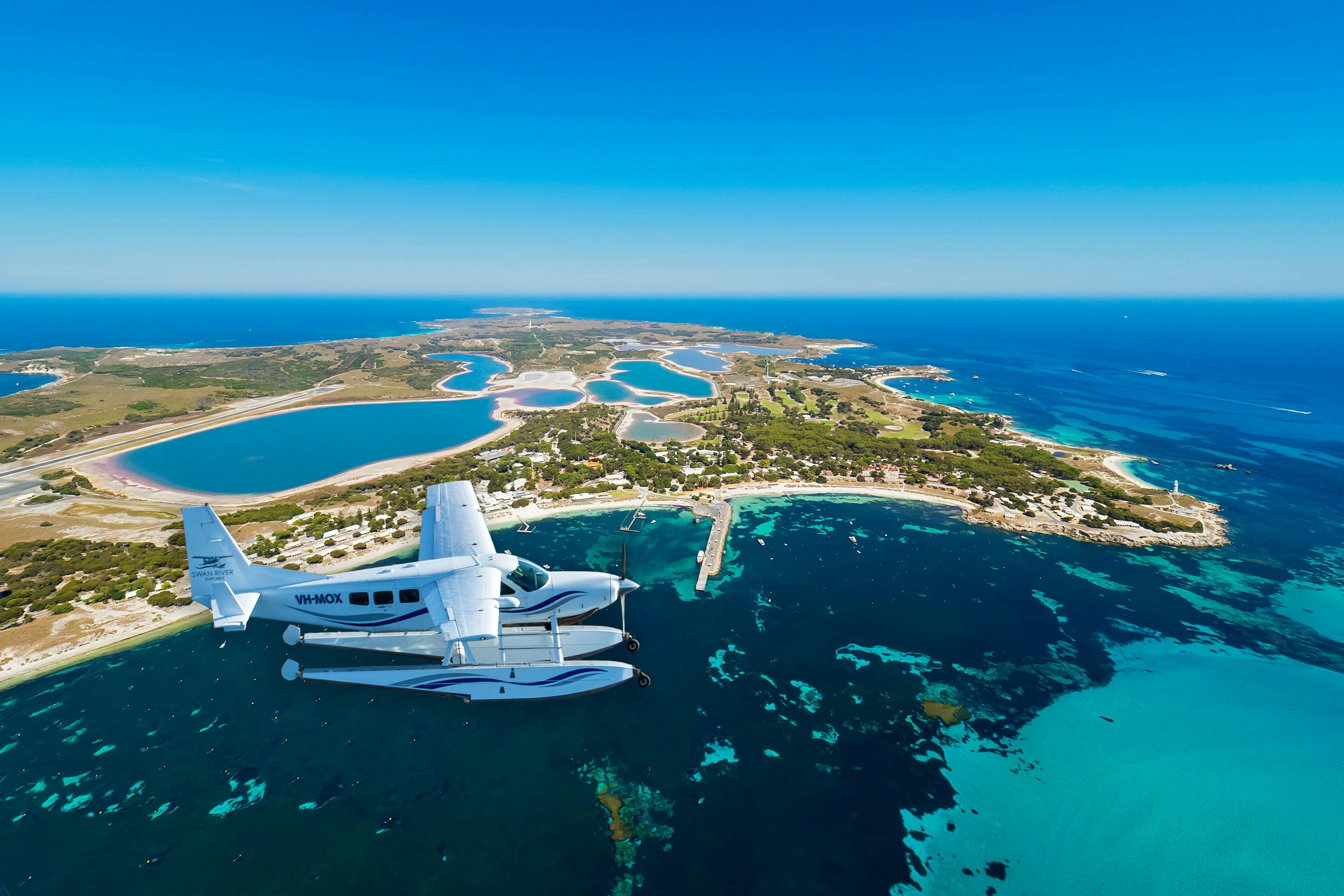 Seaplane over Rottnest Island