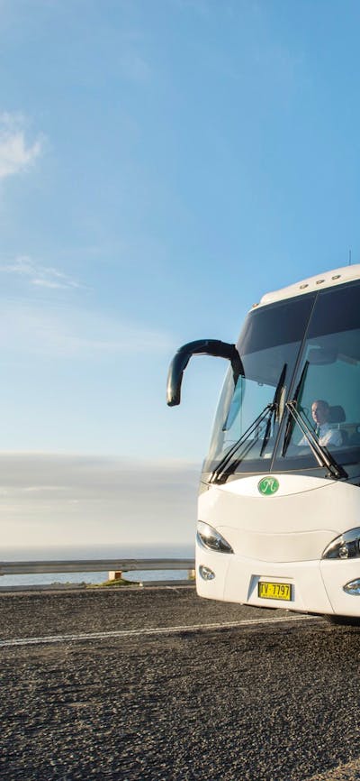 Murrays Coach driving on highway