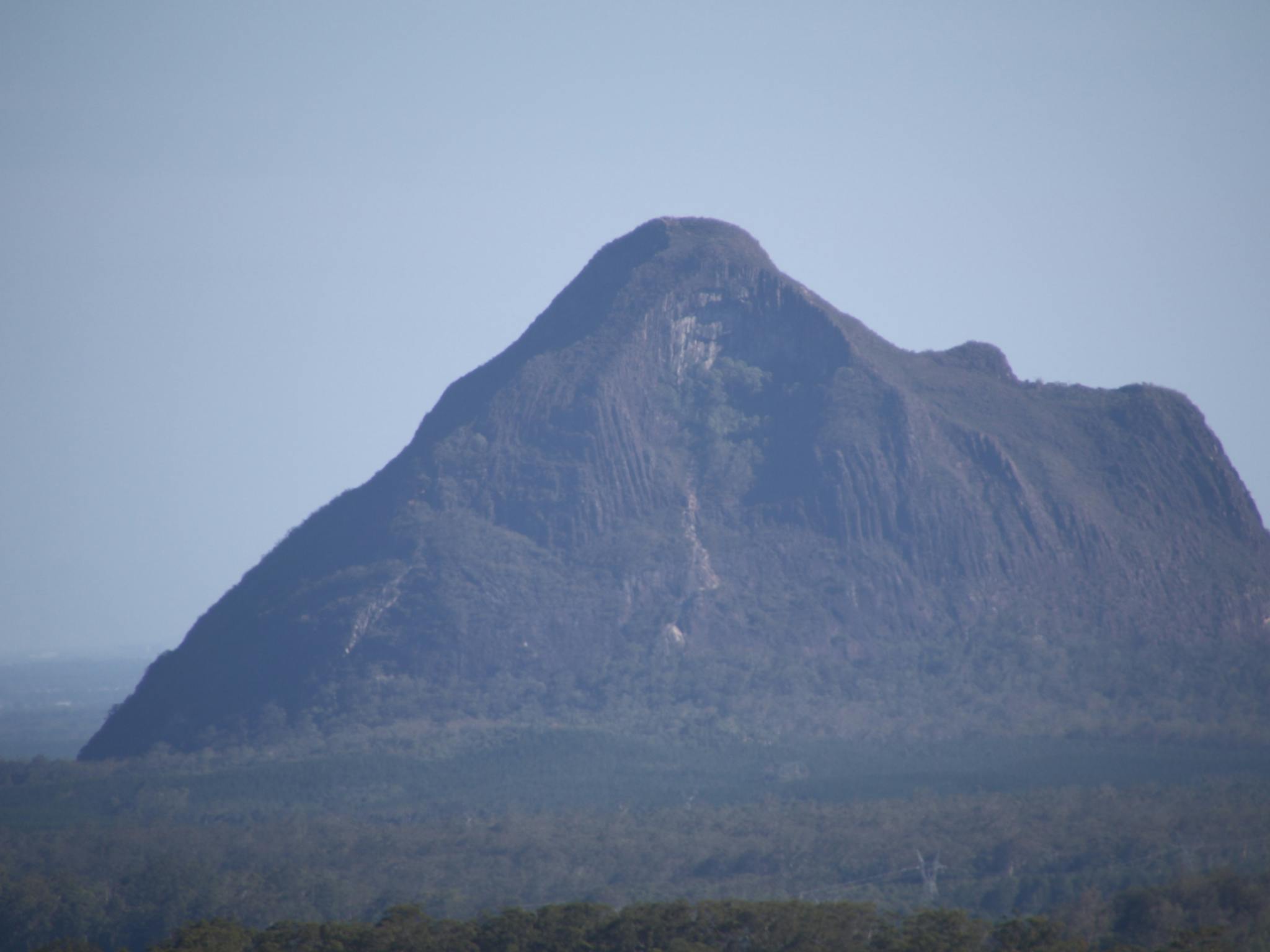 Mount Beerwah, Glass House Mountains, Sunshine Coast Mount Beerwah, Glass House Mountains, Sunshine Coast