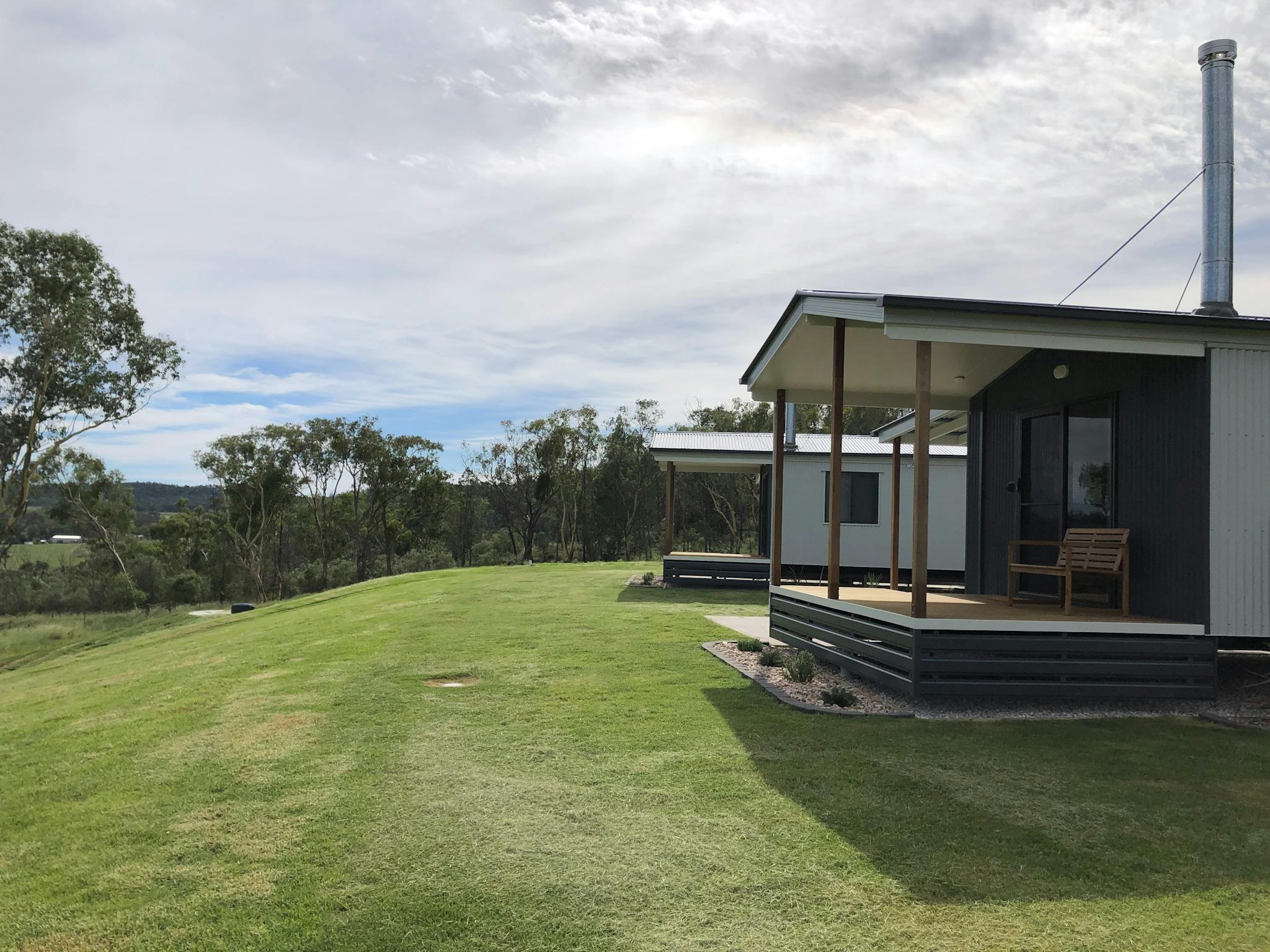 view of two cabins and surrounding view of two cabins and surrounding