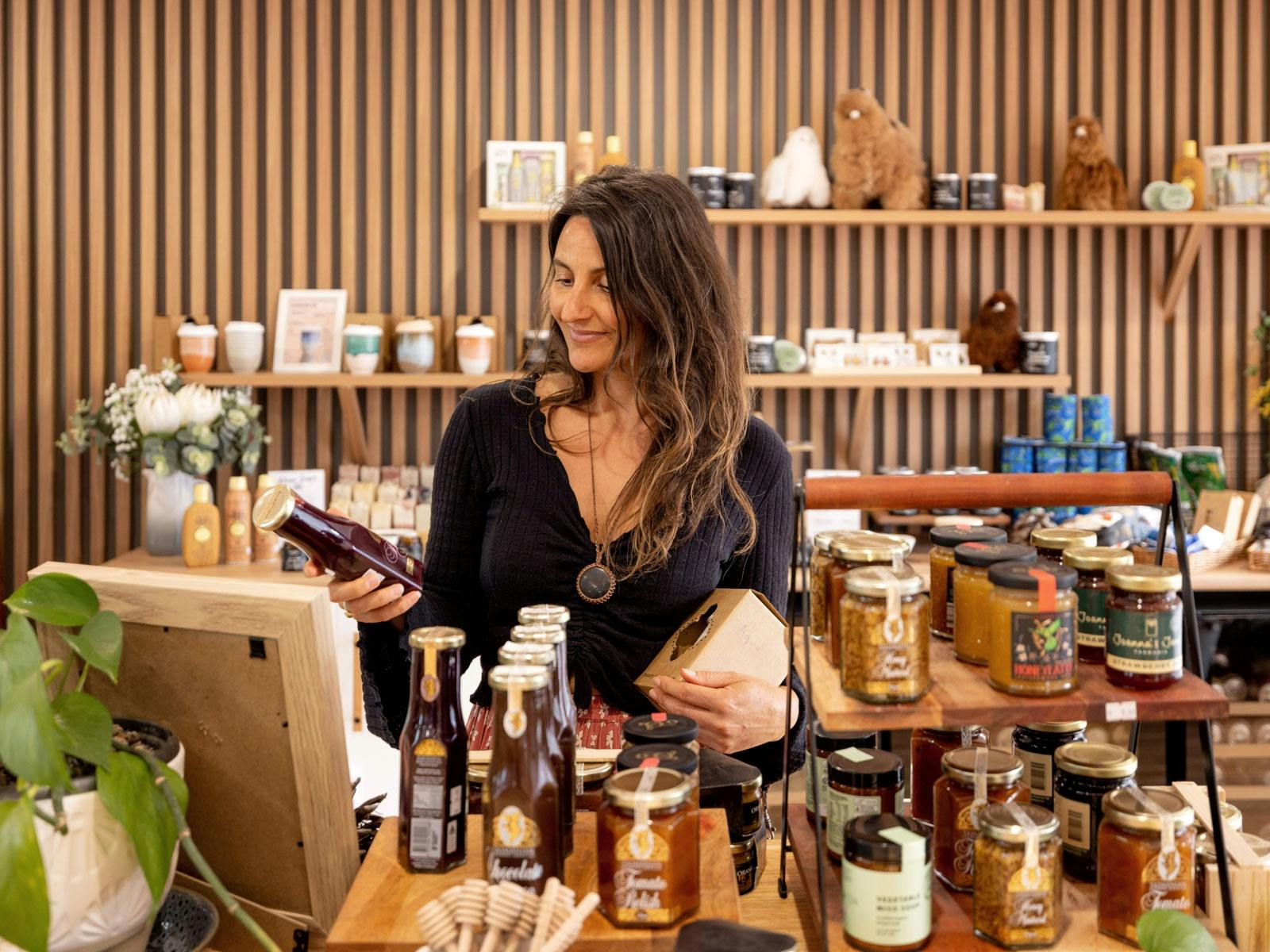 our on site gift shop and providore with goods and wares available for purchase