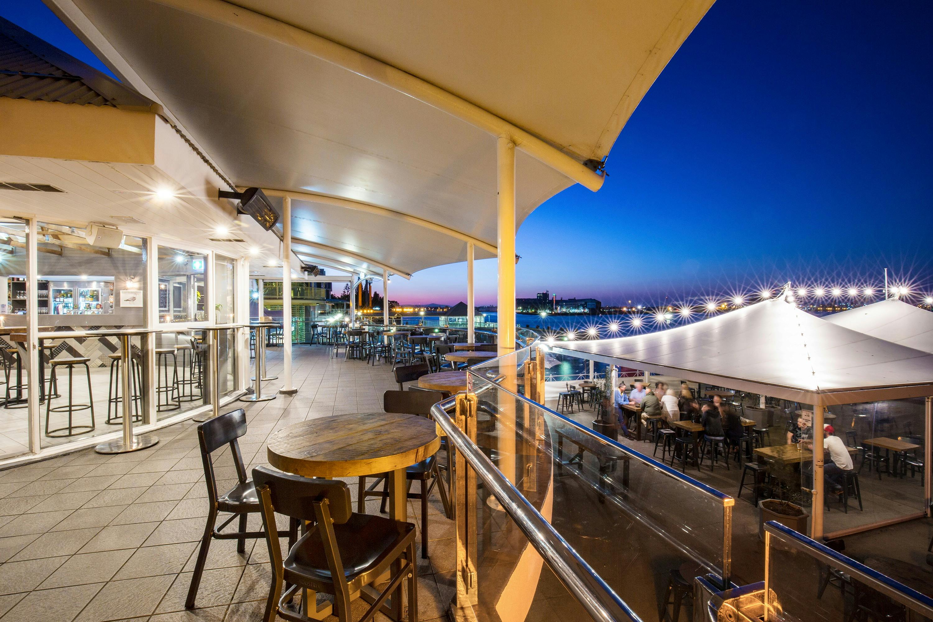 Skiff Bar Balcony View