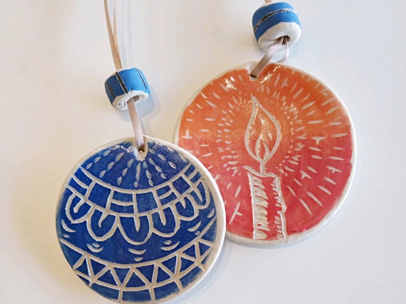 Pottery: Christmas Tree Decorations image
