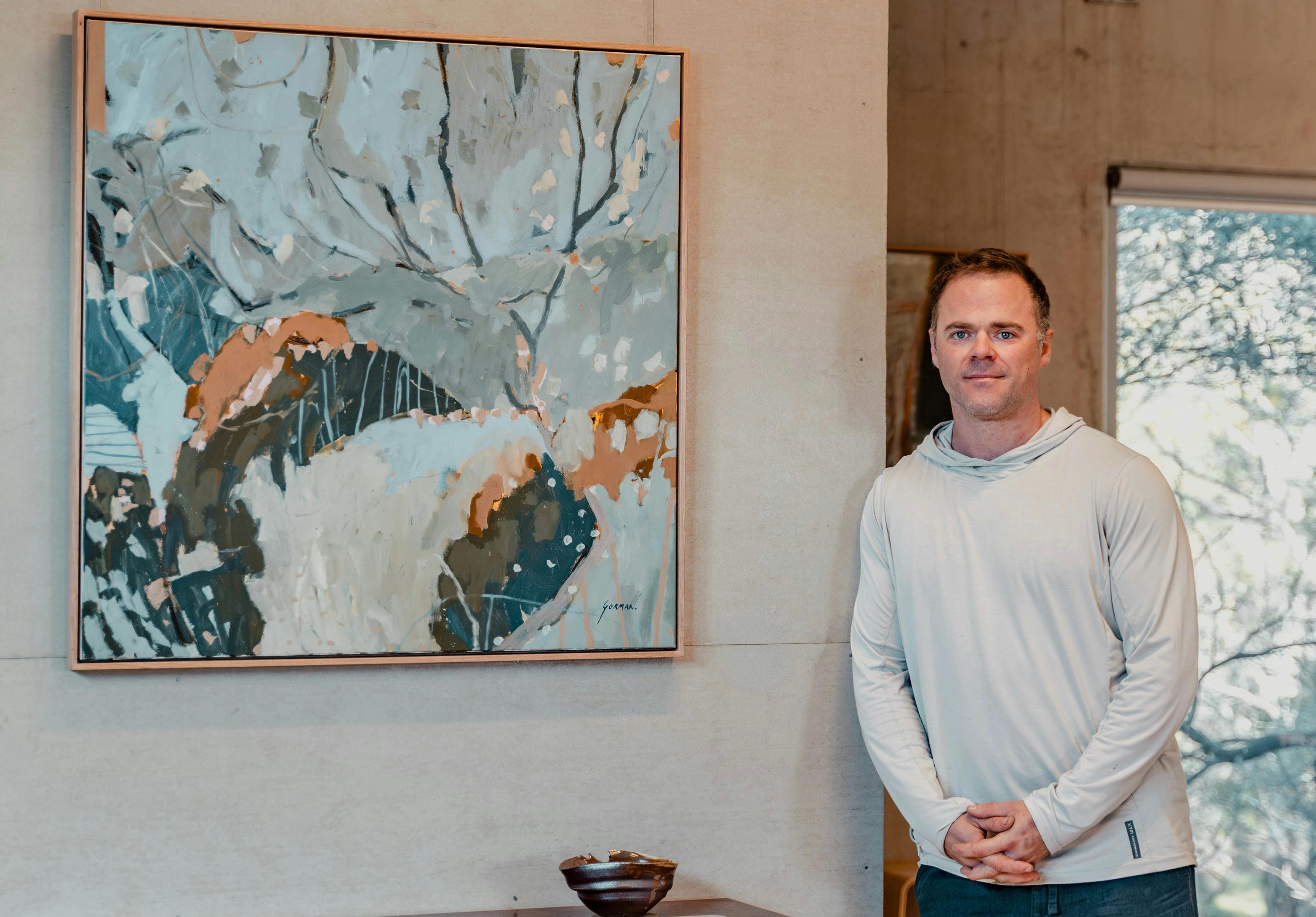 Bellarine Arts Trail artist Jack Lunniss in his studio
