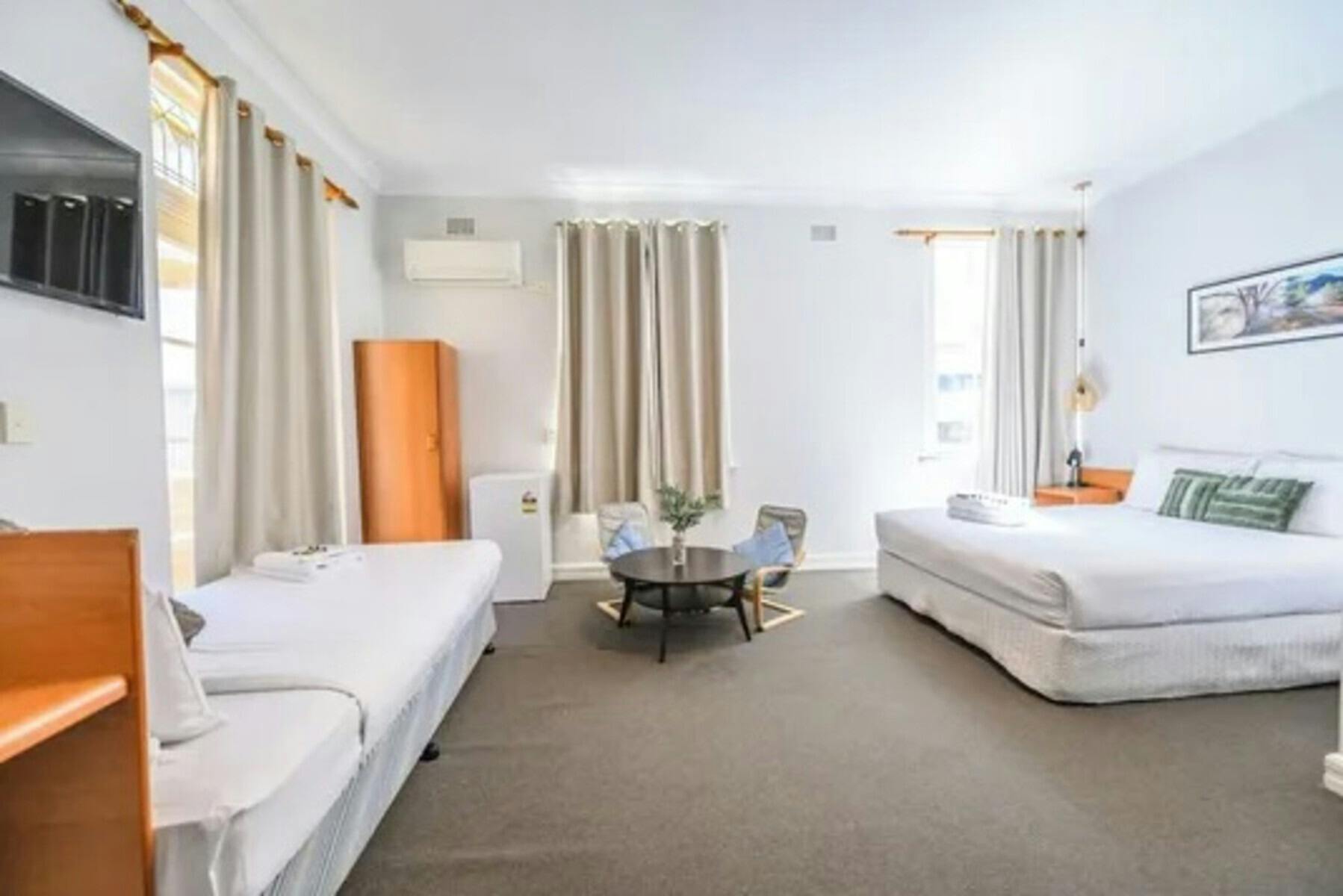 interior of hotel room