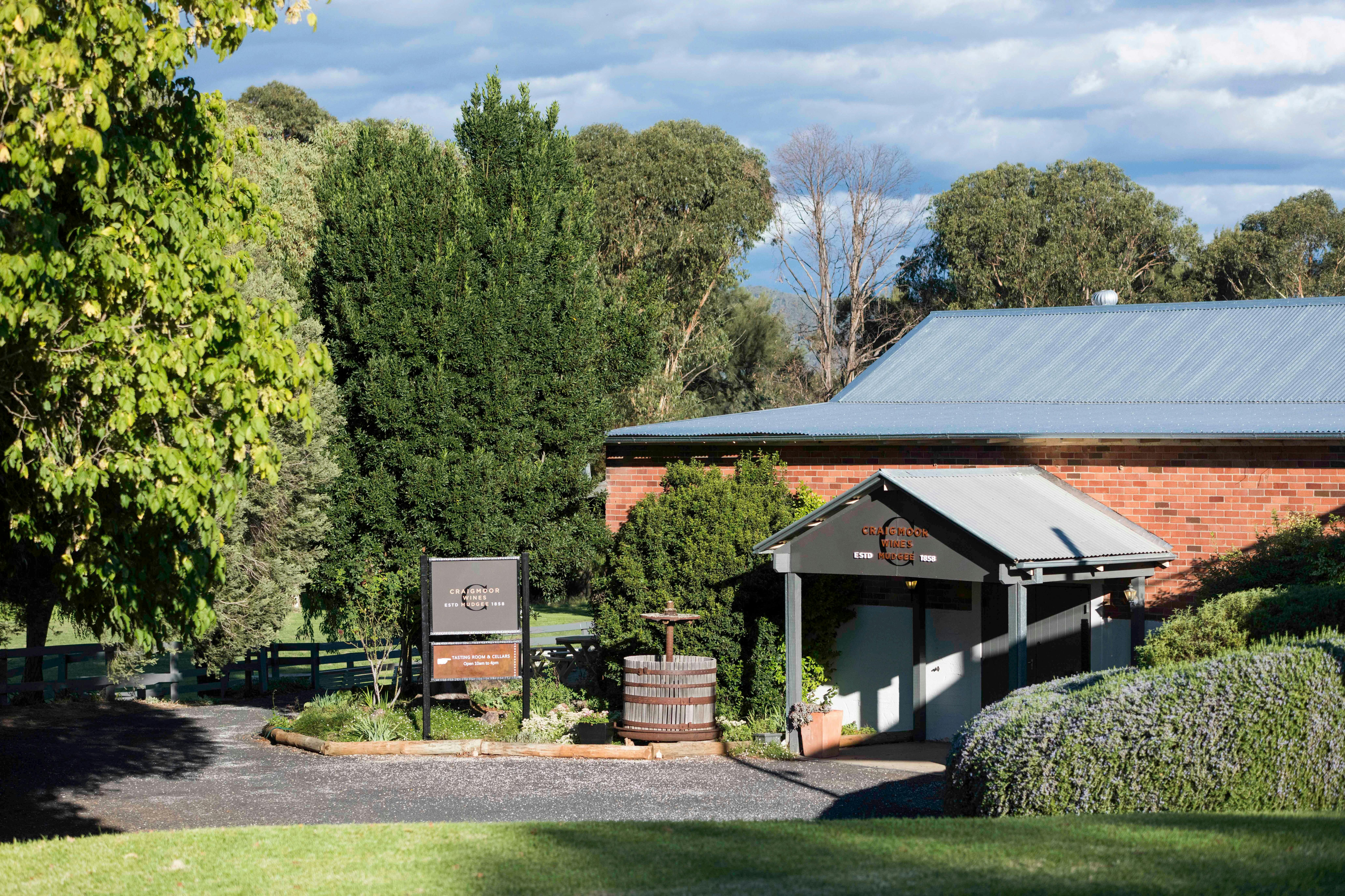 Cellar Door Entrance plus garden