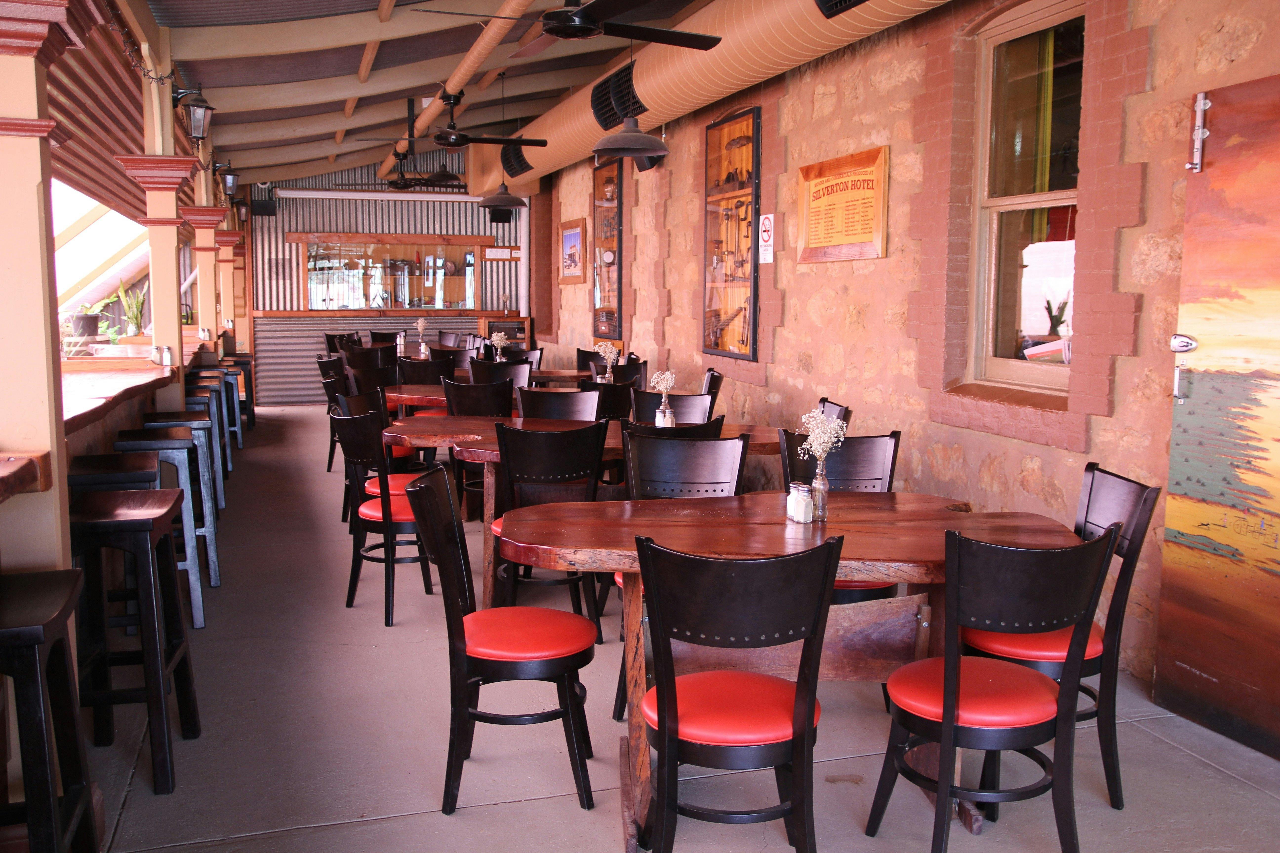 Side verandah of Silverton Hotel