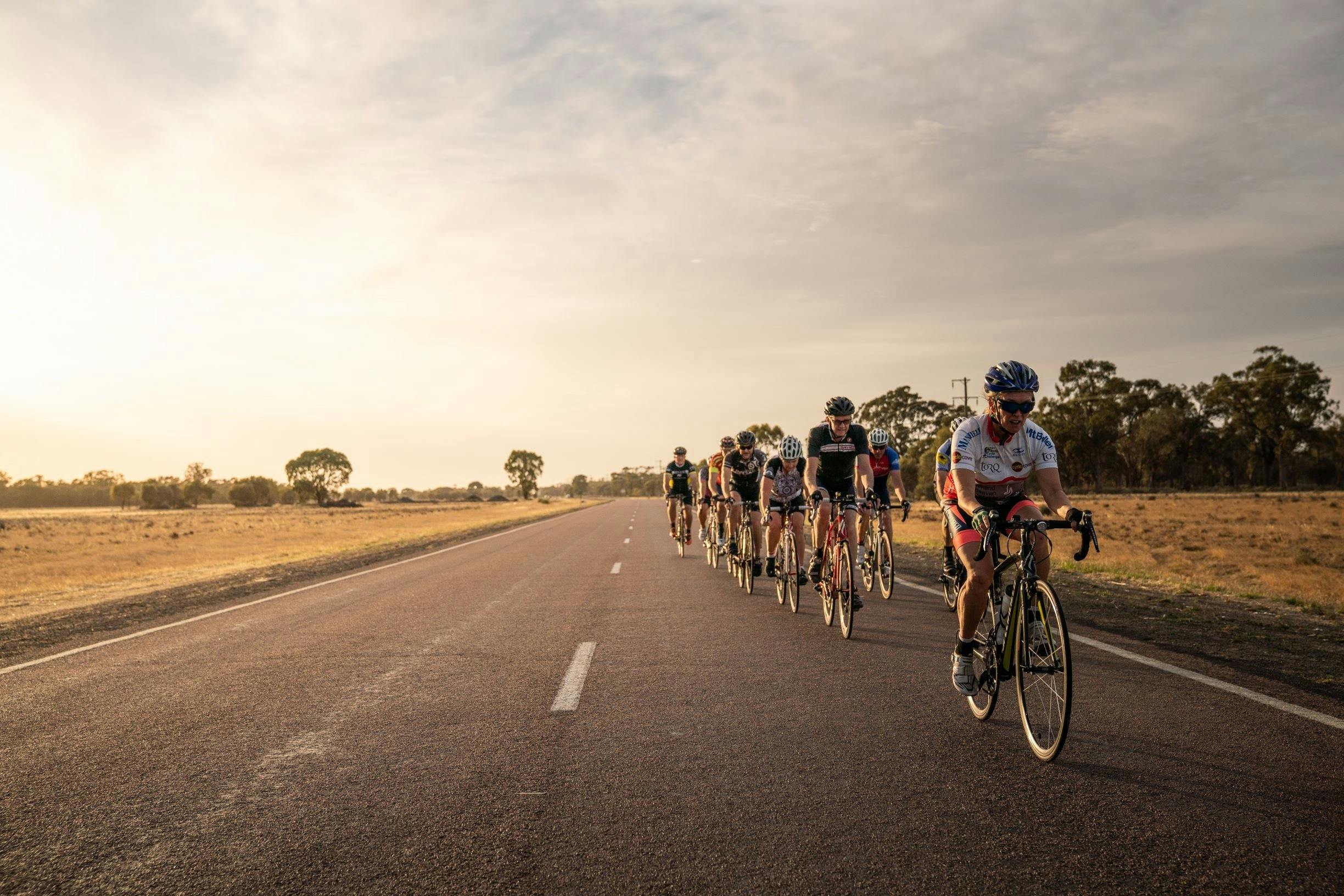 Cycling loop bike riding Deniliquin