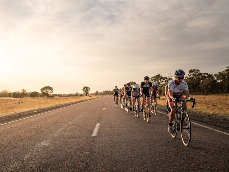 Cycling loop bike riding Deniliquin