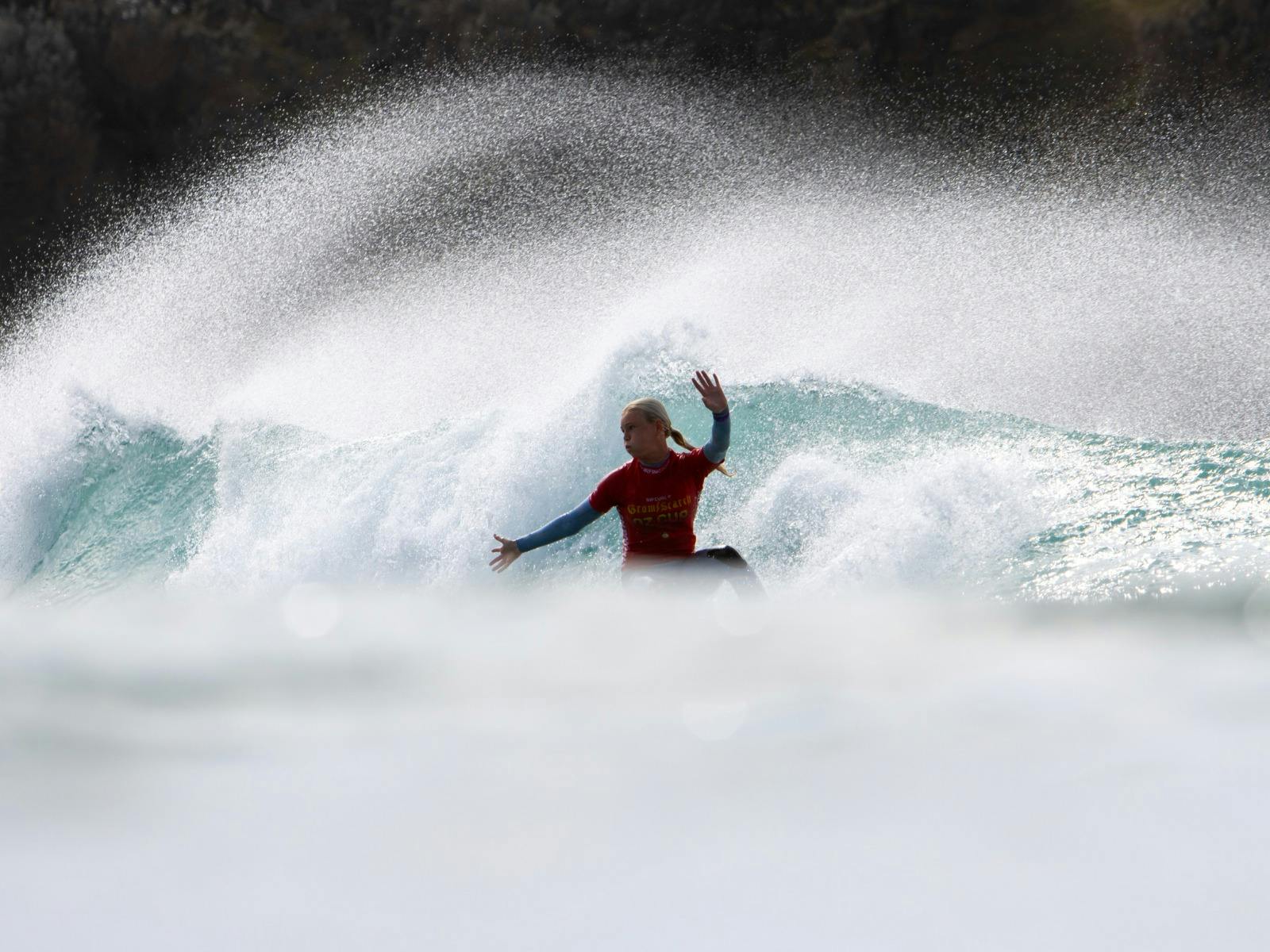 Rip Curl GromSearch Oz Cup surfer