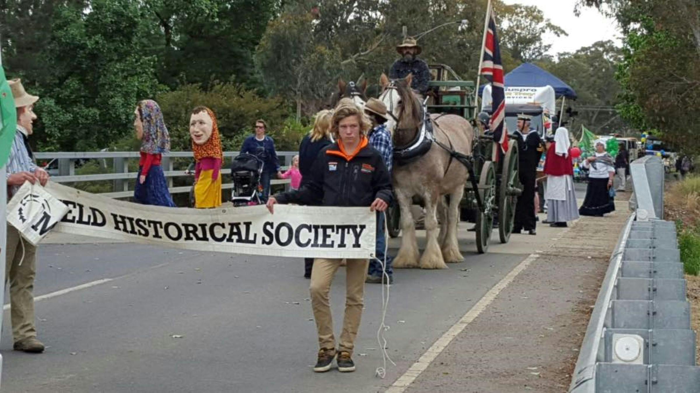 Float in parade