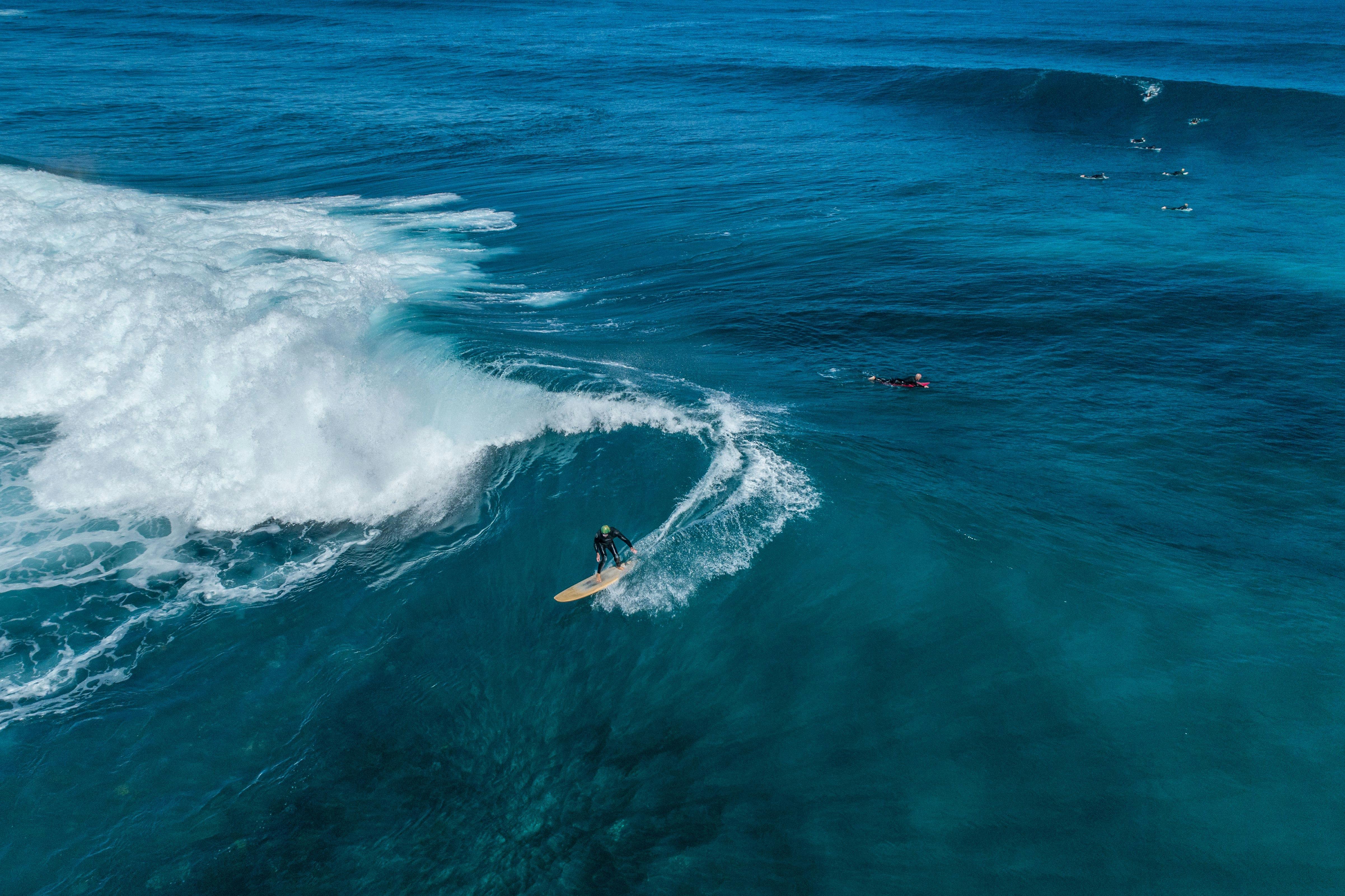 Surfers at Gnarabup Beach