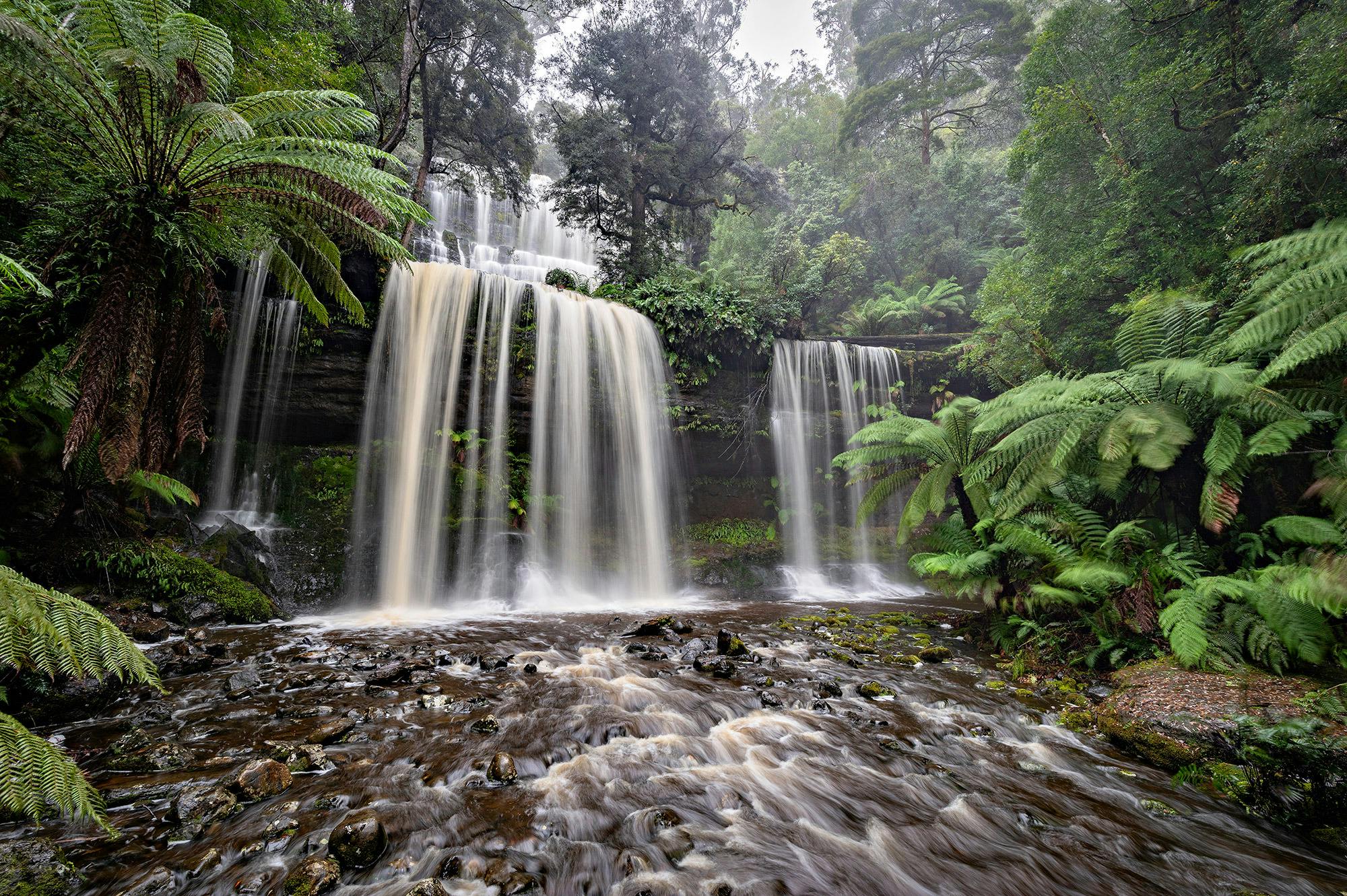 Russell Falls at Mt Field National Park