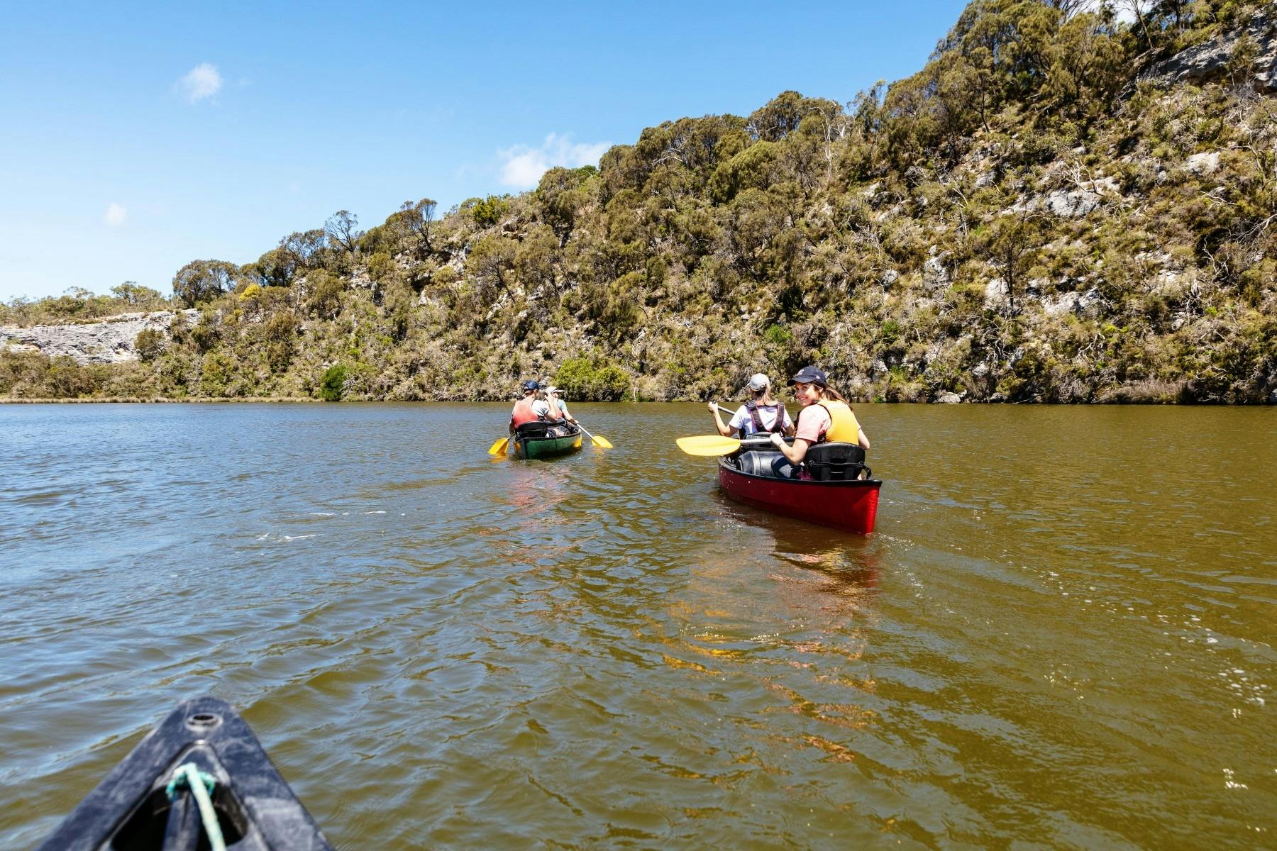 Canoers on Glenelg River
