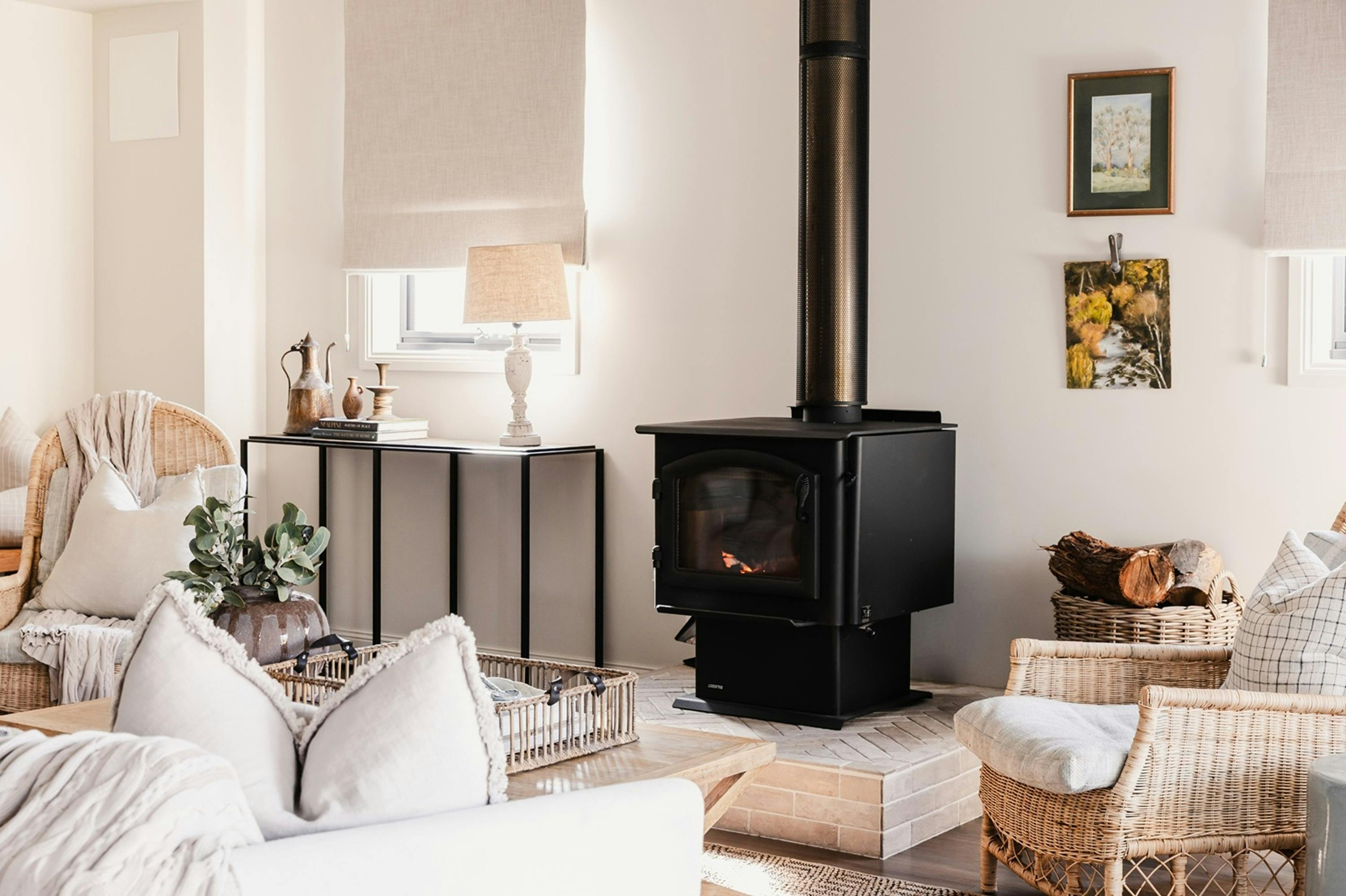 Lounge with fireplace