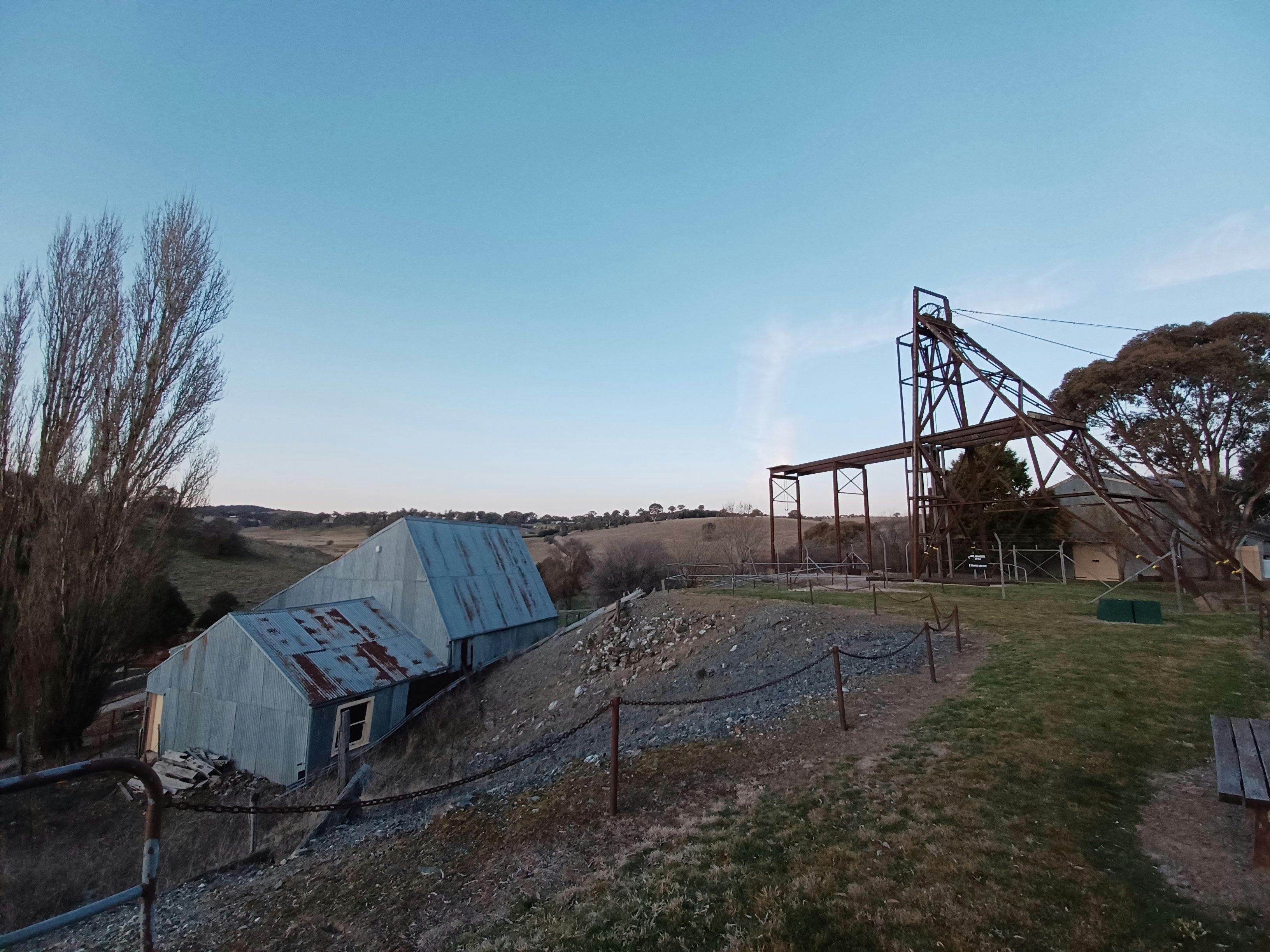 Wentworth Mine sunset