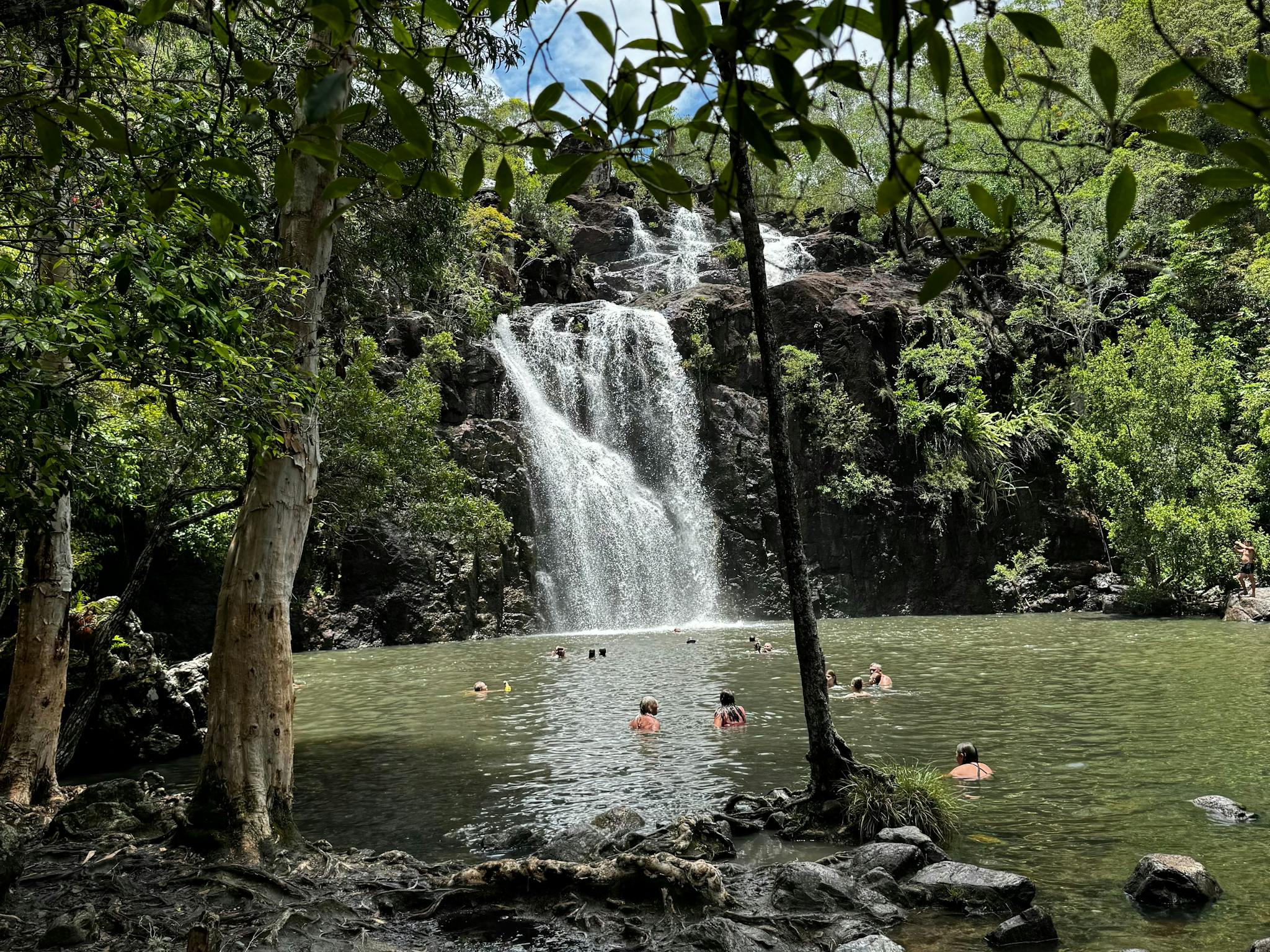 Airlie Beach Waterfall at Cedar Creek