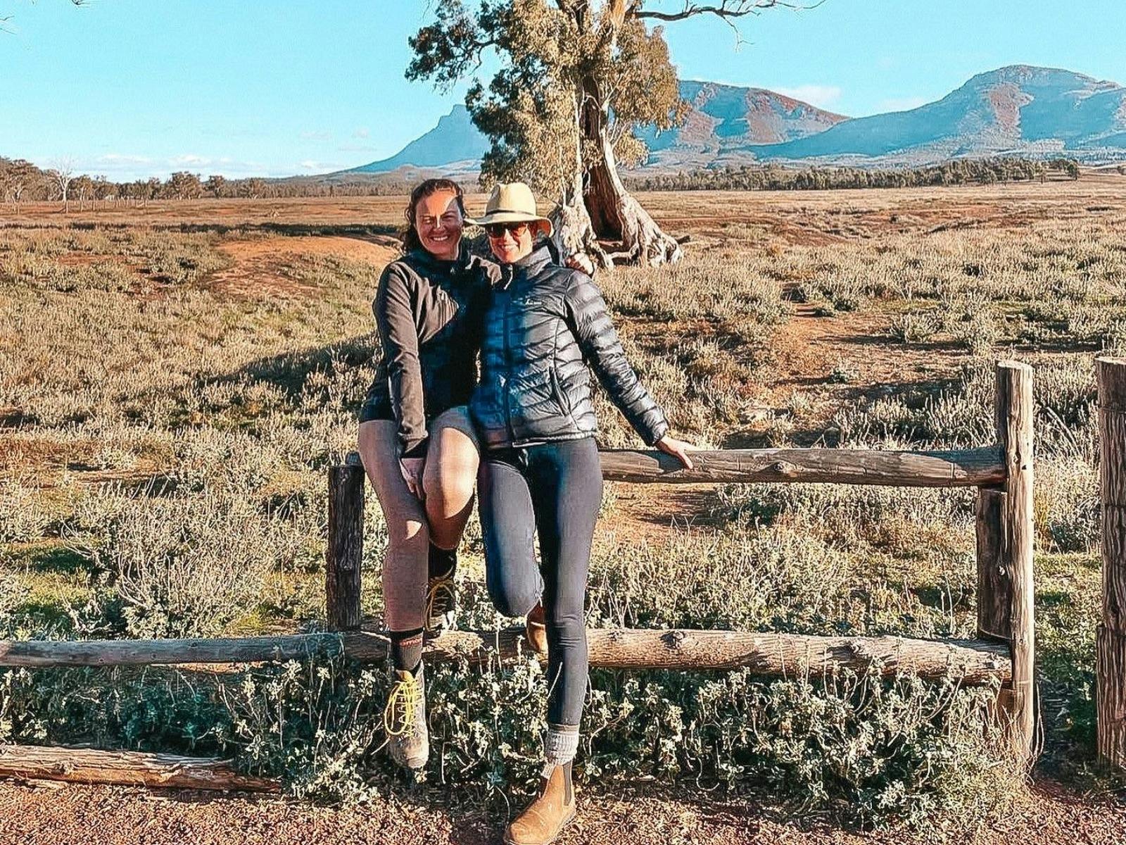 Sarah Hayes Yoga and Elise Lavers from Enliven Outdoor Adventures, Active Rest Retreats.