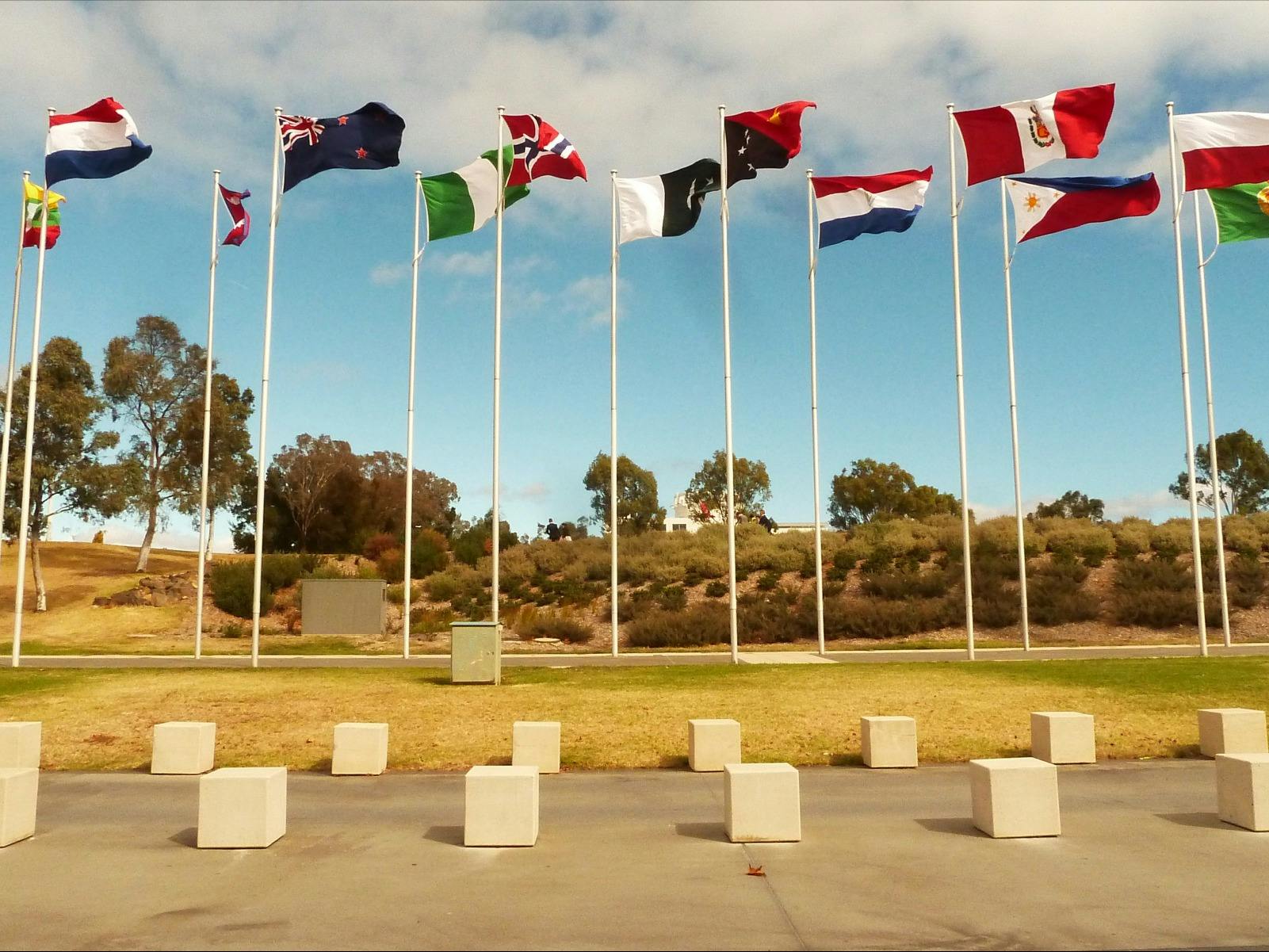CGT International Flag Display