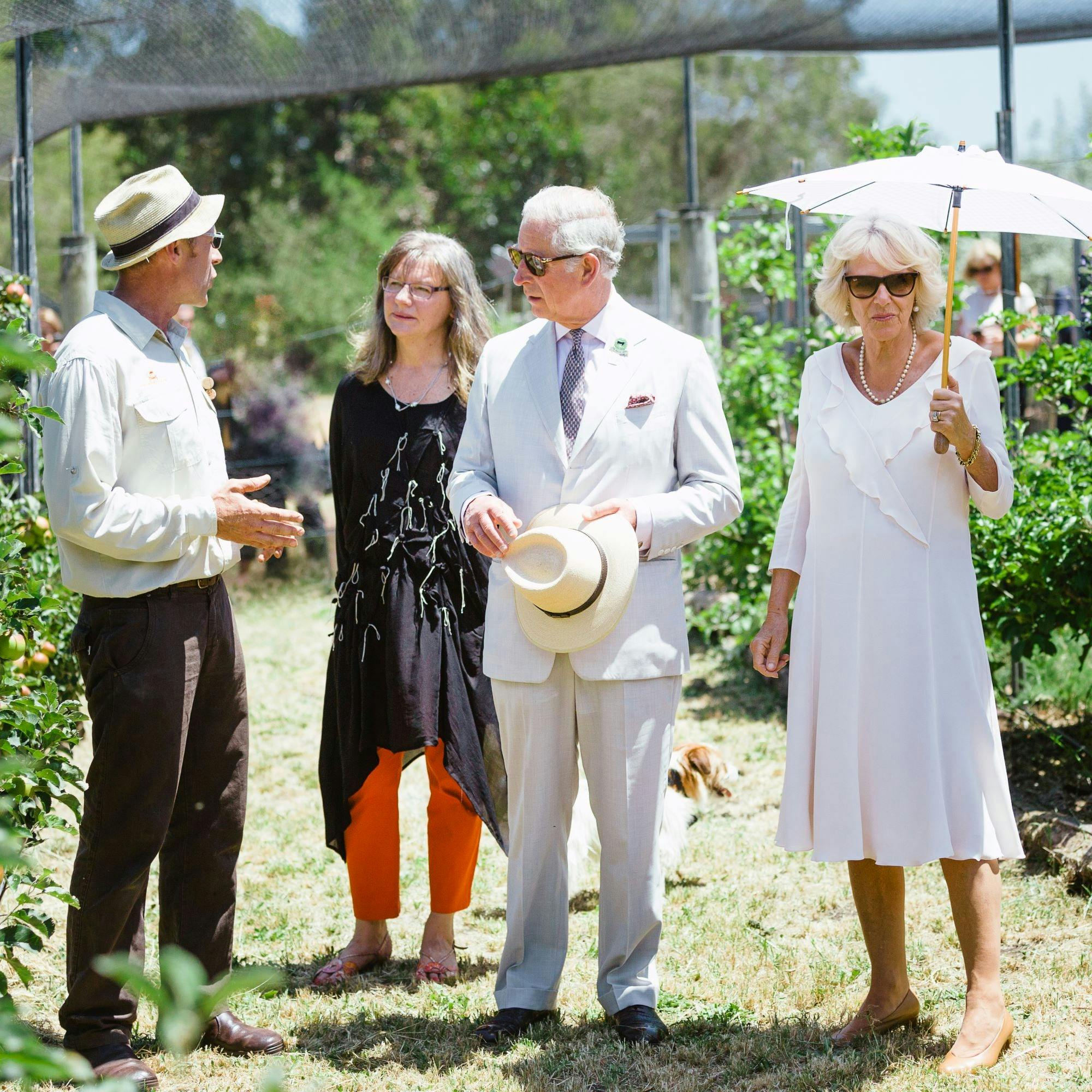 King Charles III and Queen Camilla enjoyed their tour of Oranje tractor Farmhave