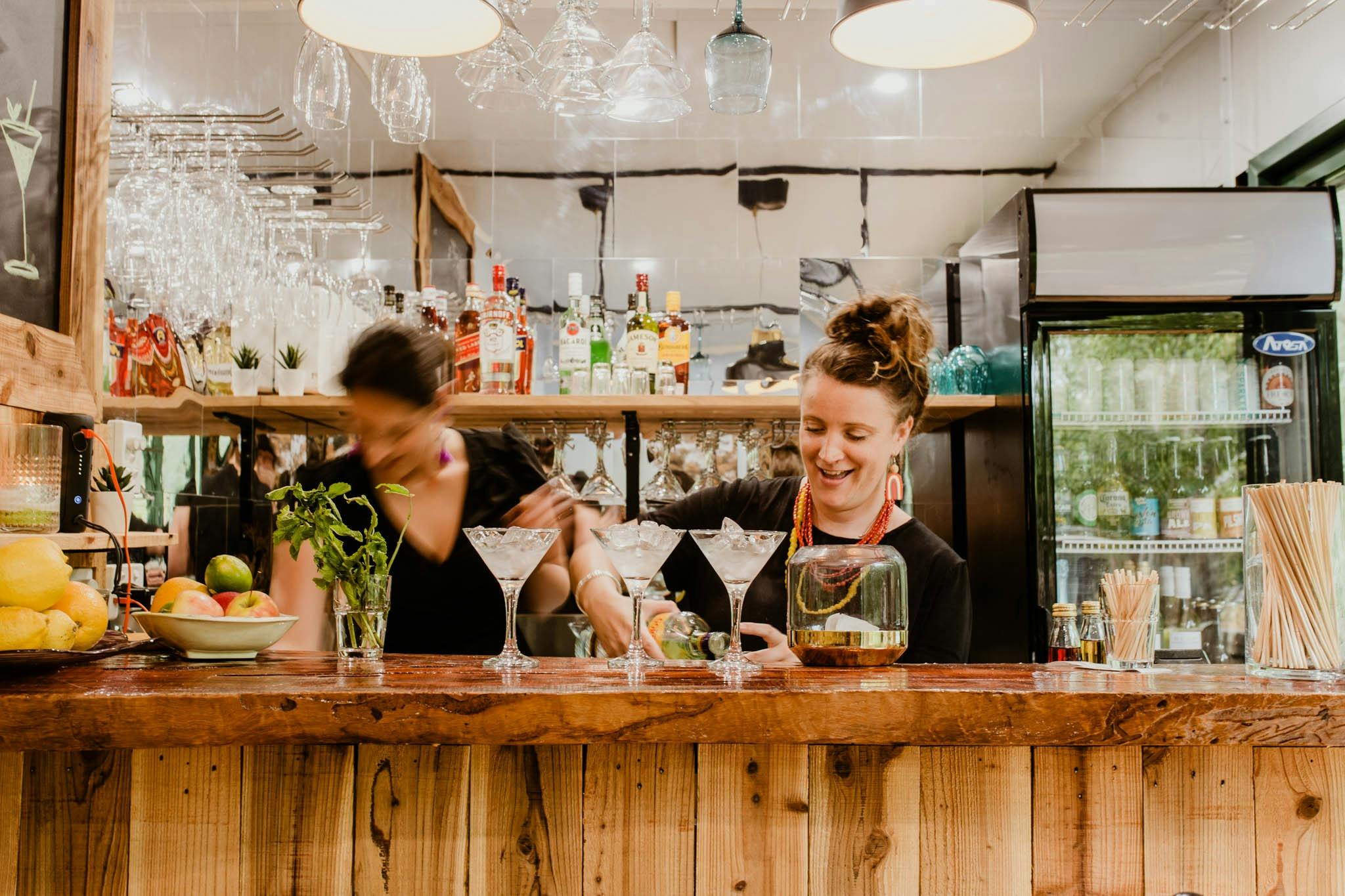 Cocktails at Red Poles