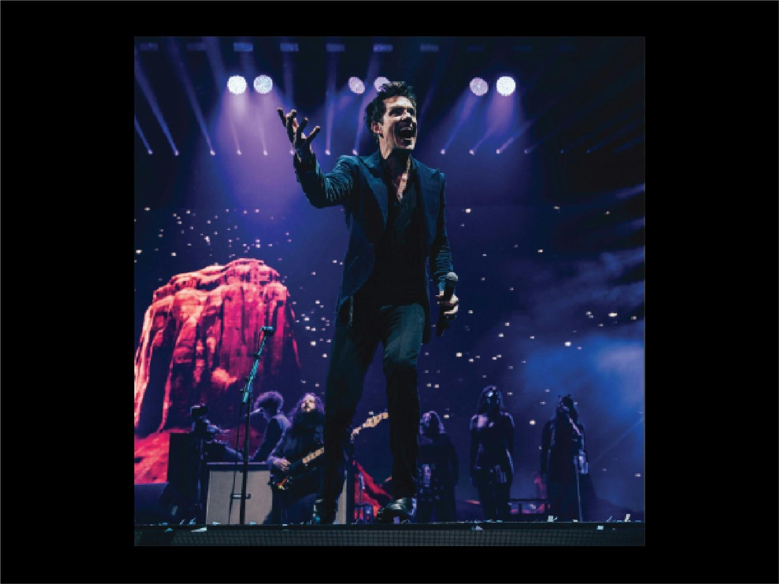 The Killers on stage
