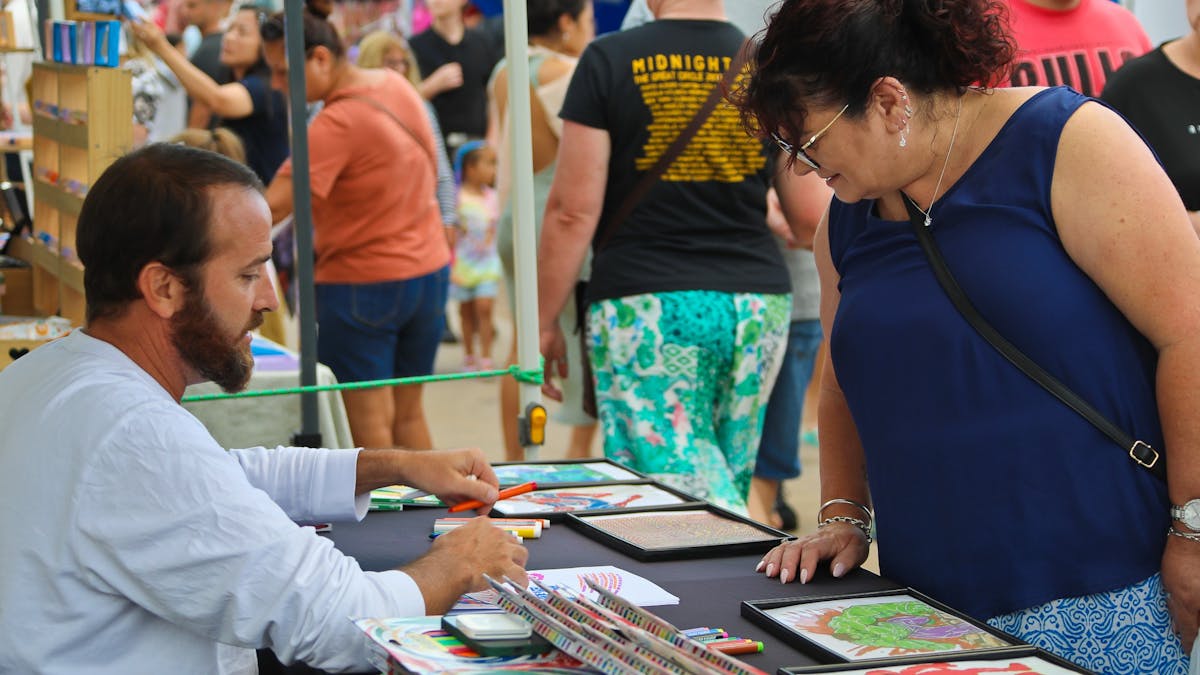 Stallholder at Surfer's Paradise Markets