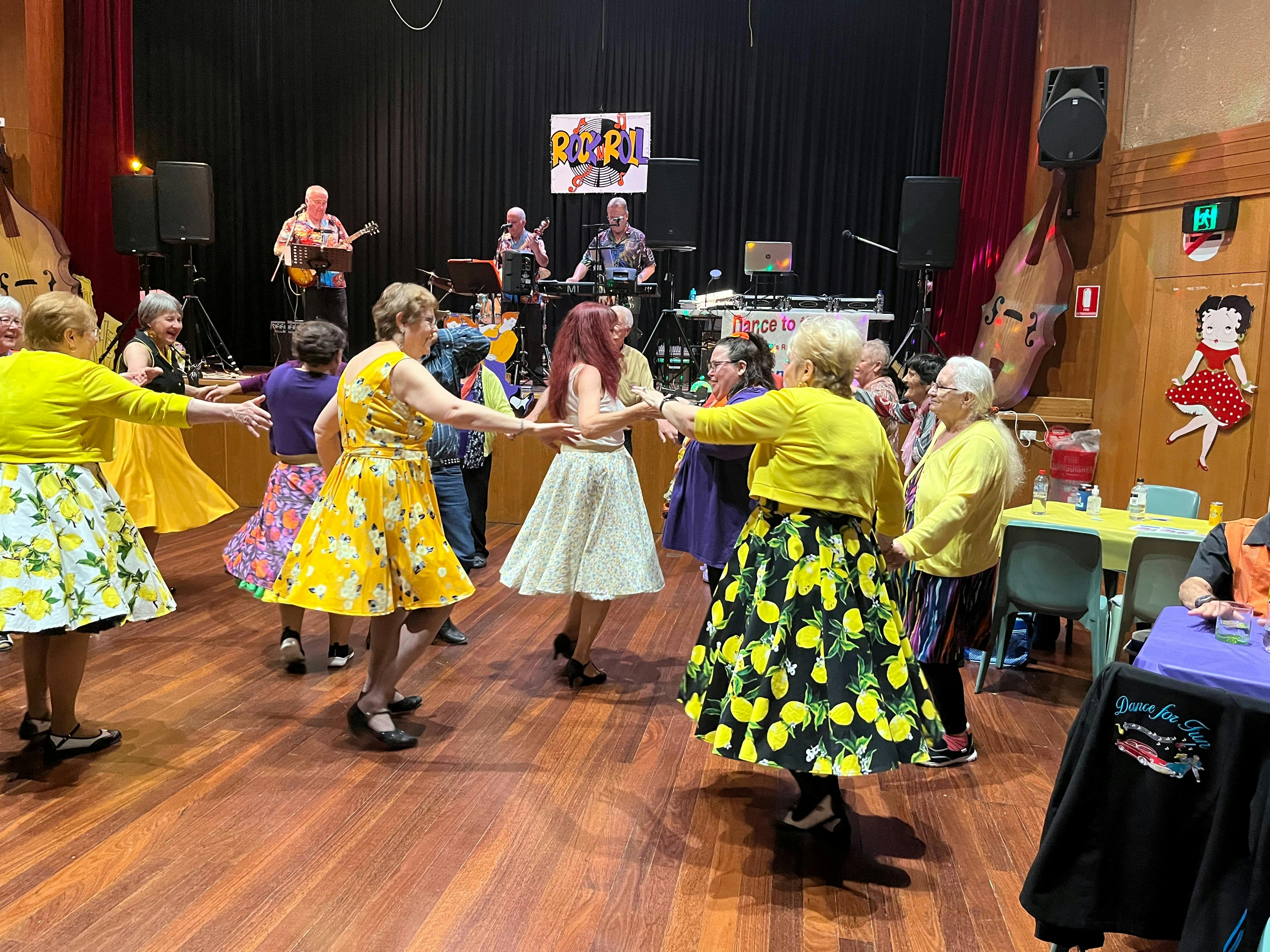 Dancing at the Berri Town Hall