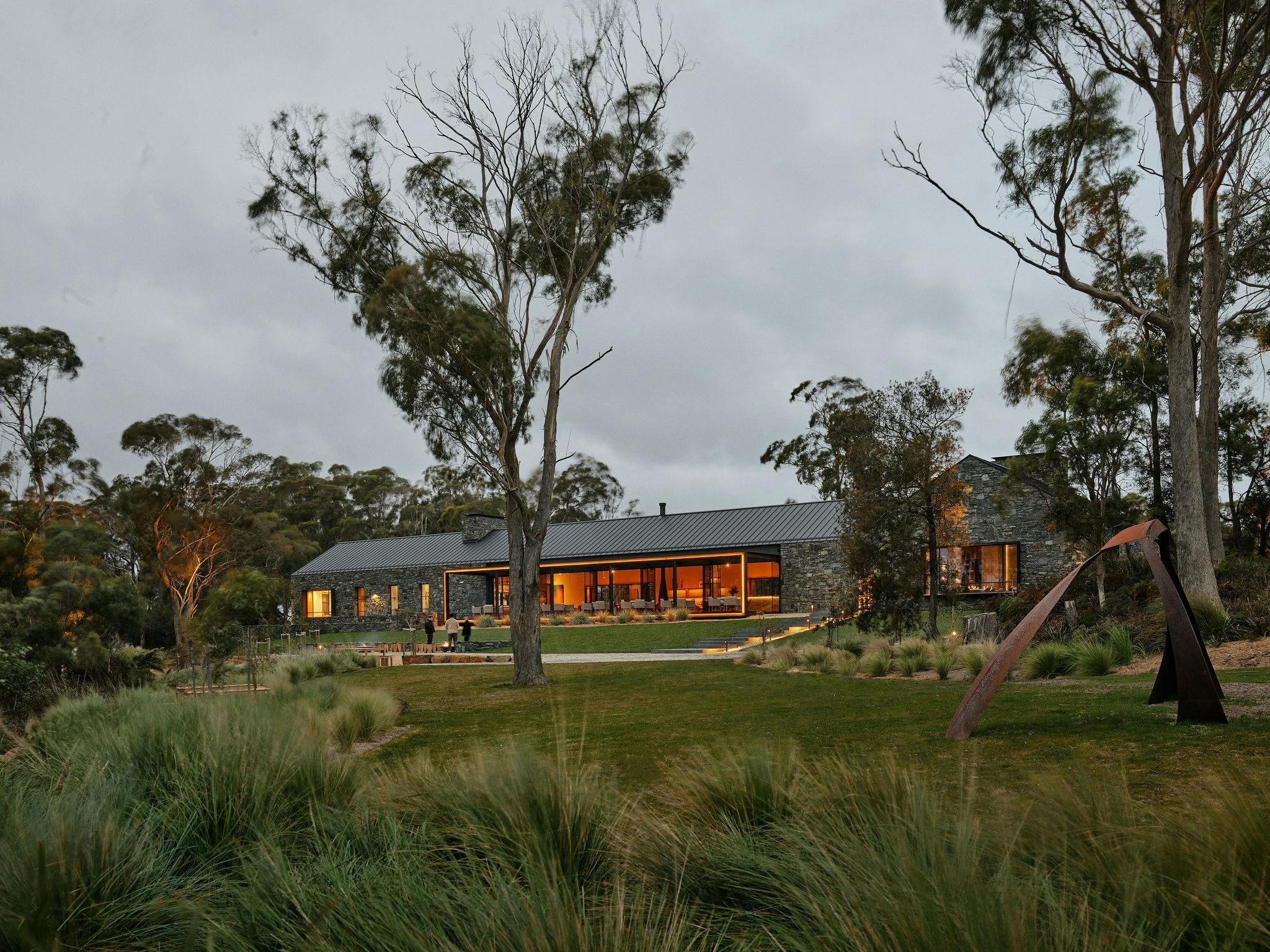 new winery and restaurant in the Tamar Valley