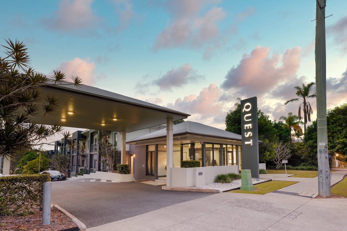 Driveway and Main entrance to Quest Ipswich