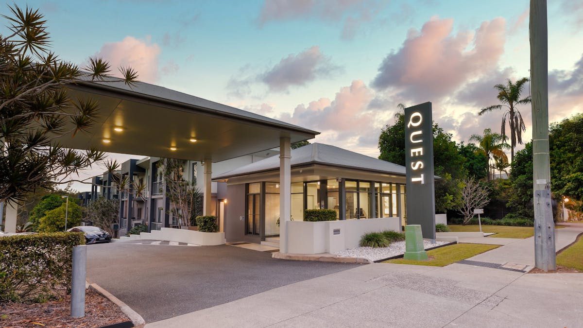 Driveway and Main entrance to Quest Ipswich