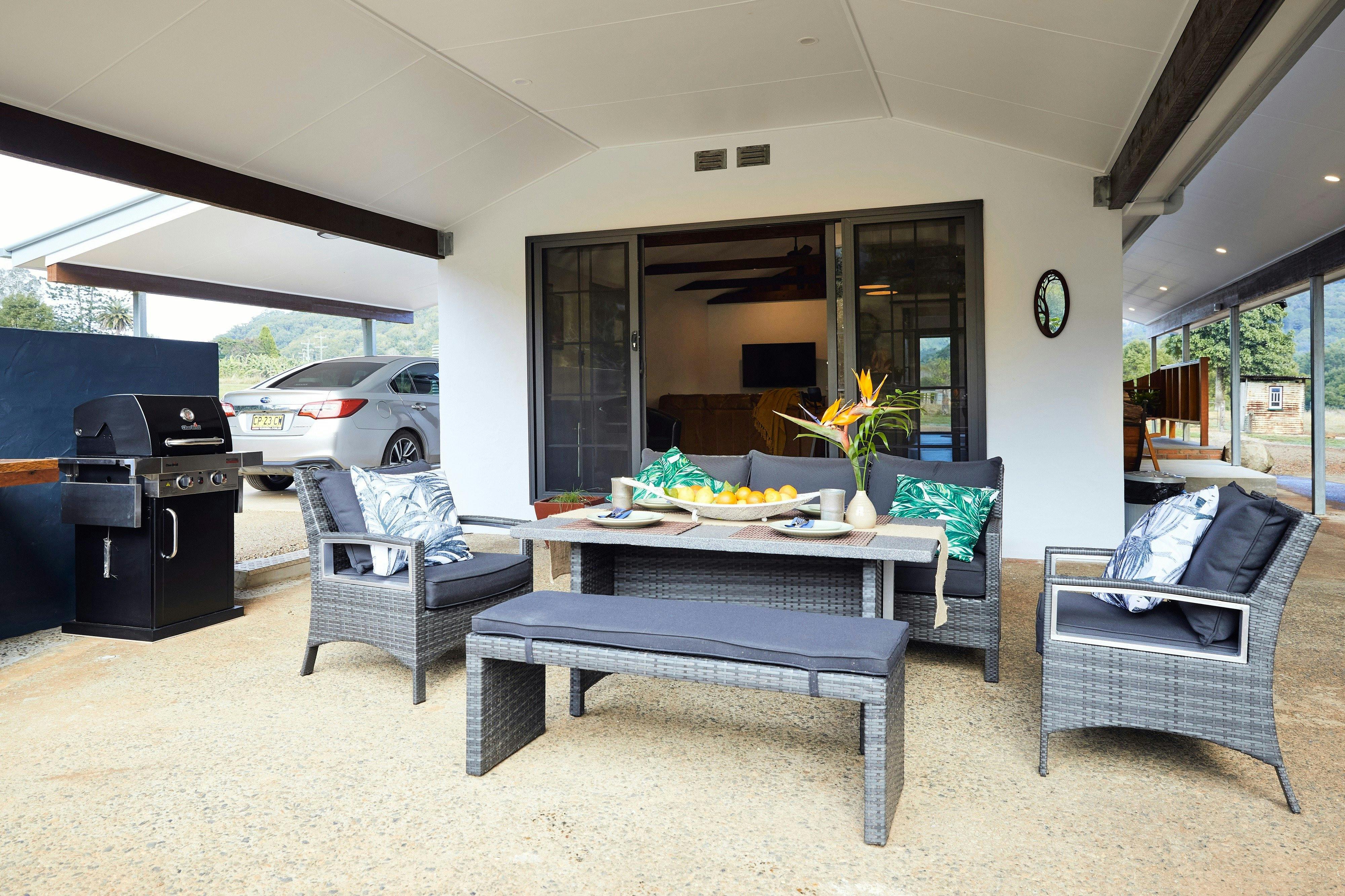 There are so many options of where to sit and relax.