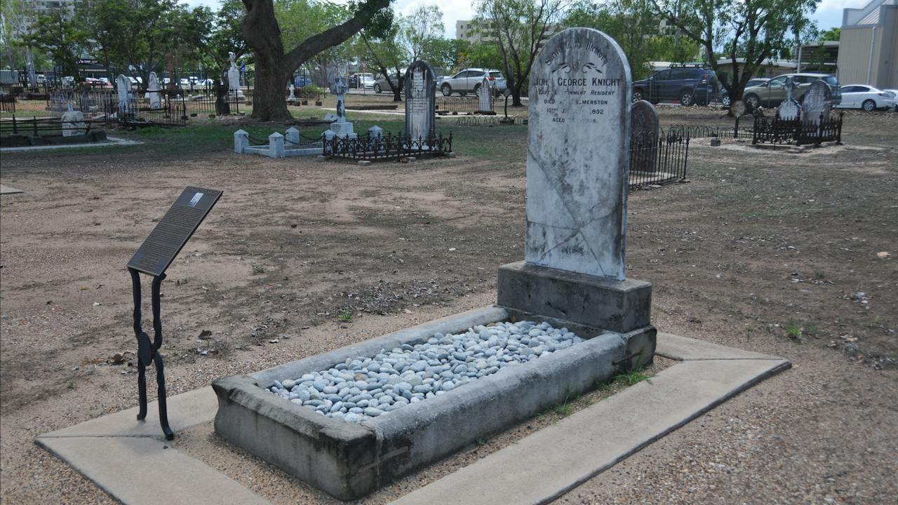 Cemetery gravestones