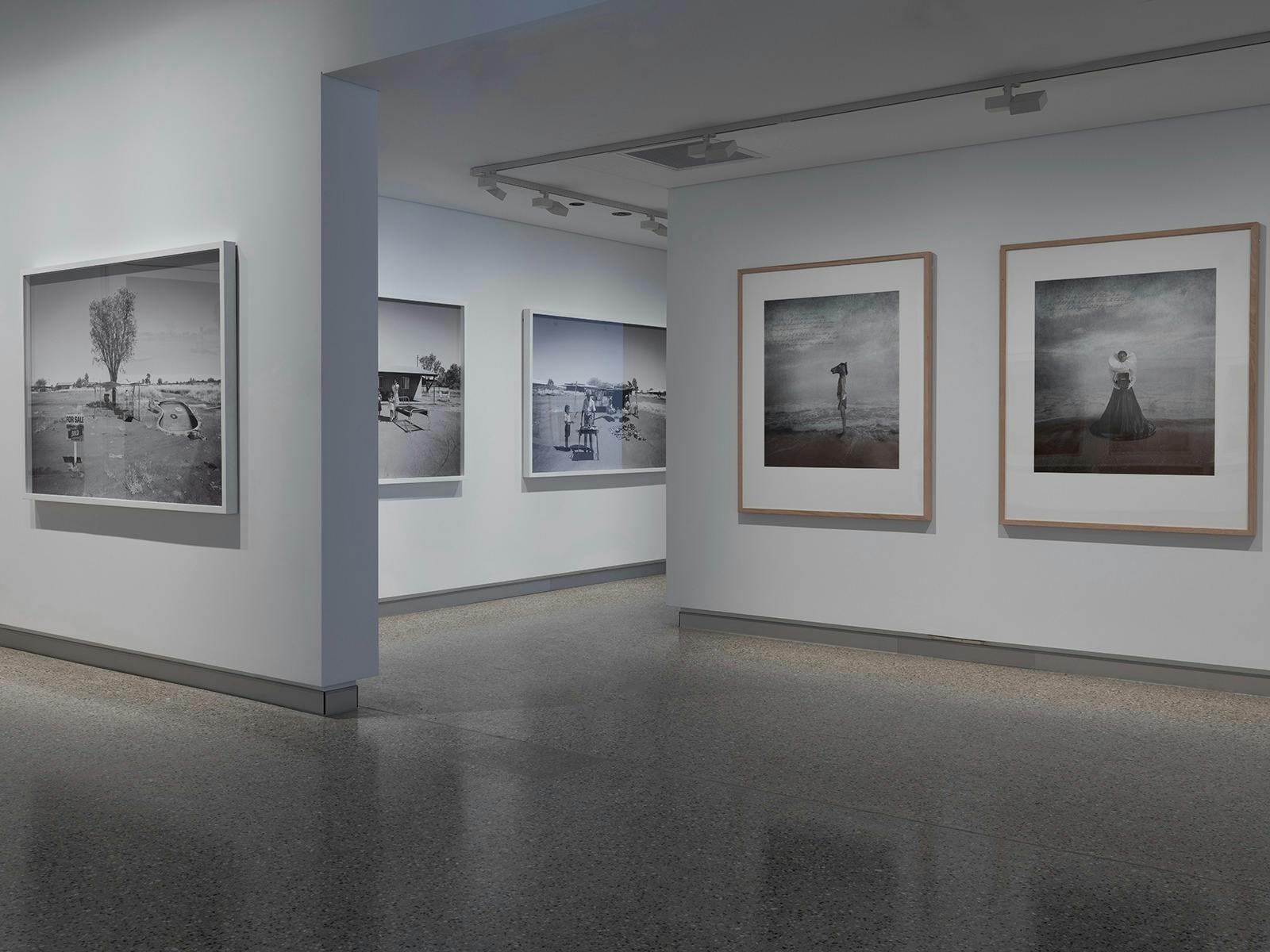 Installation view of 'Michael Cook: Undiscovered' at UniSC Art Gallery, 2020.