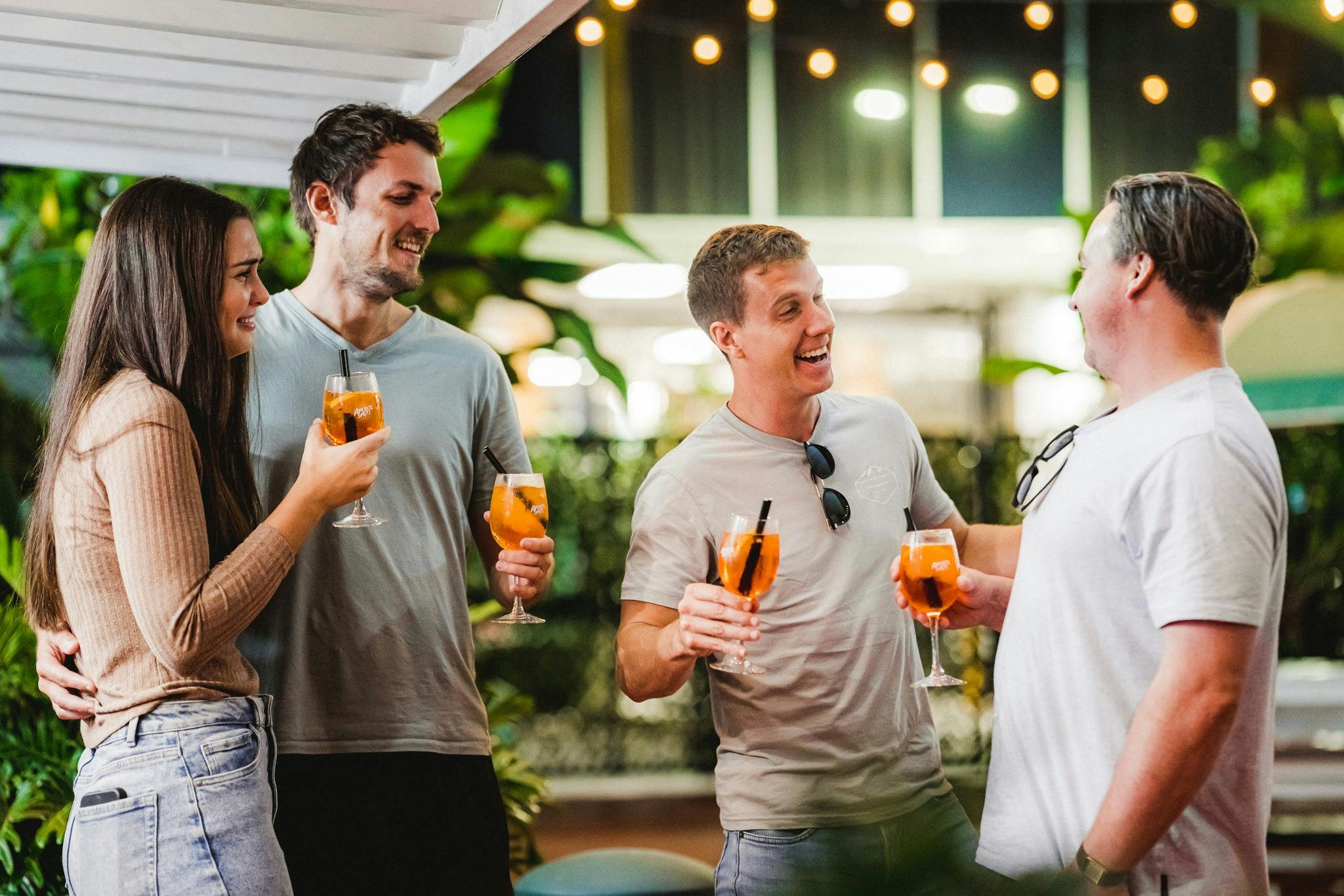 Perfect local catch up spot.