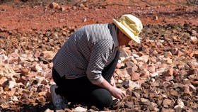 searching for your bit of opal.