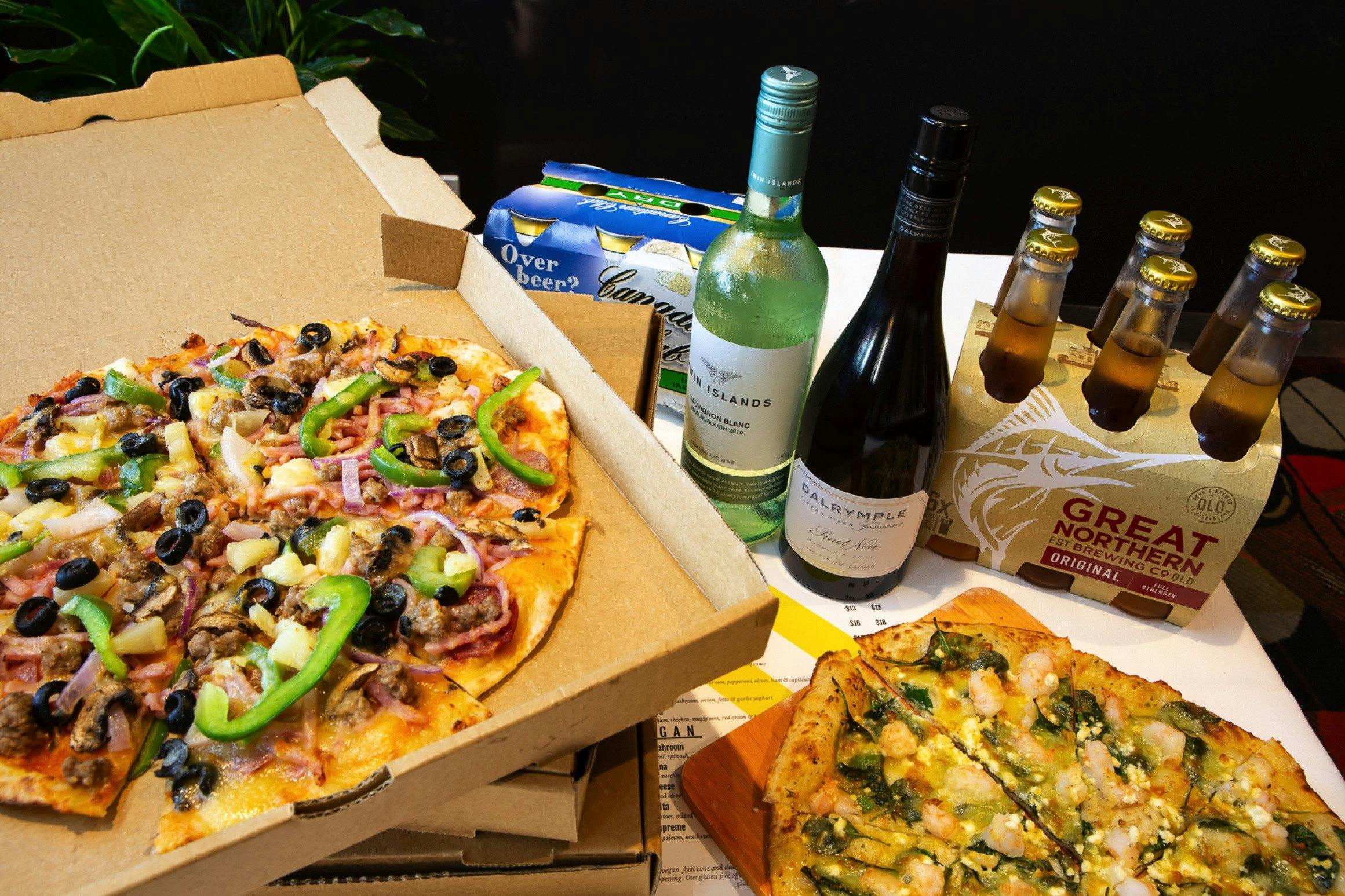 Pizza dine-in, takeaway or FREE deliver. Dining Cabarita Gluten free and vegan options. Bottleshop