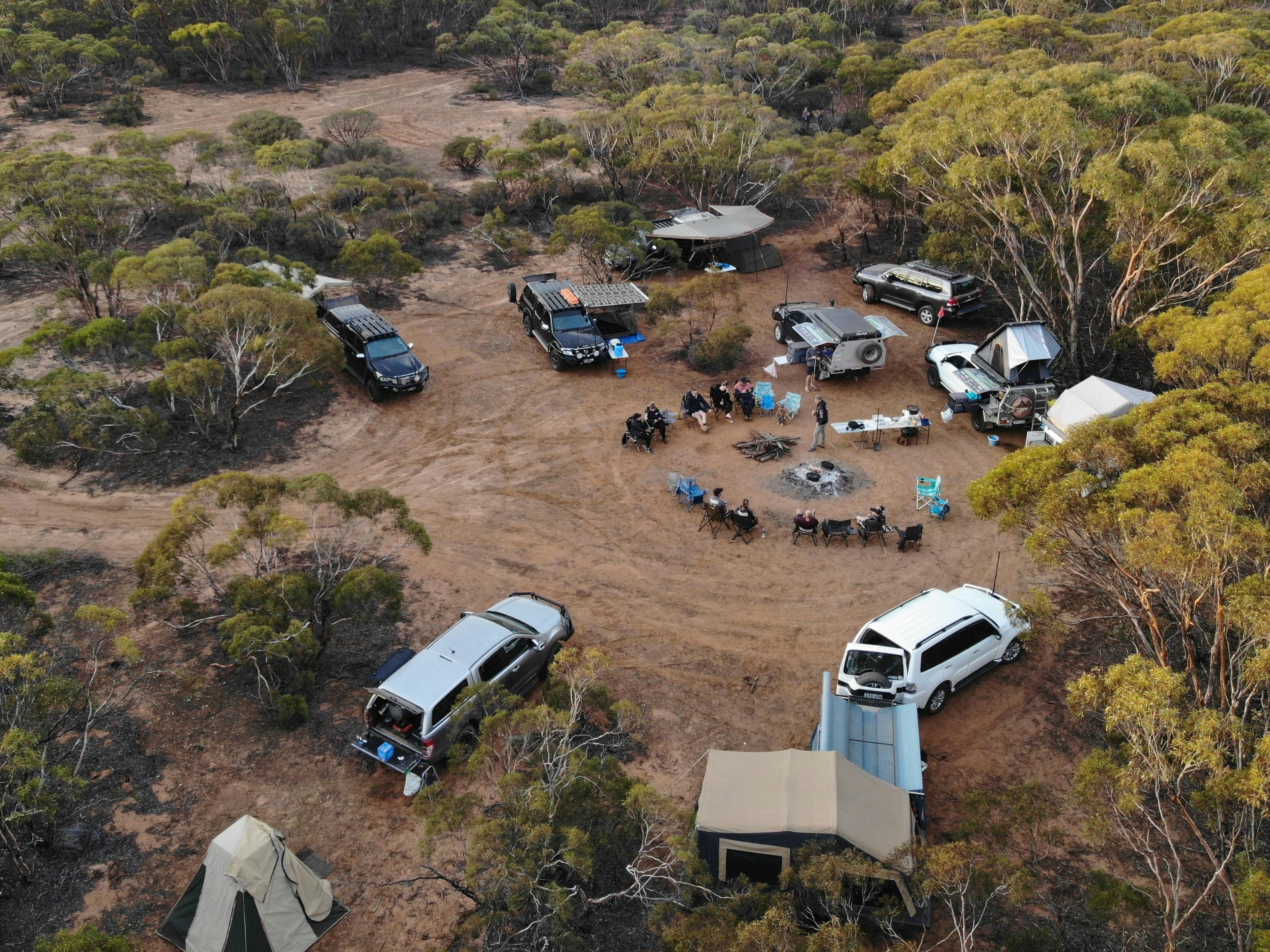 1St night camp in Murray-Sunset NP