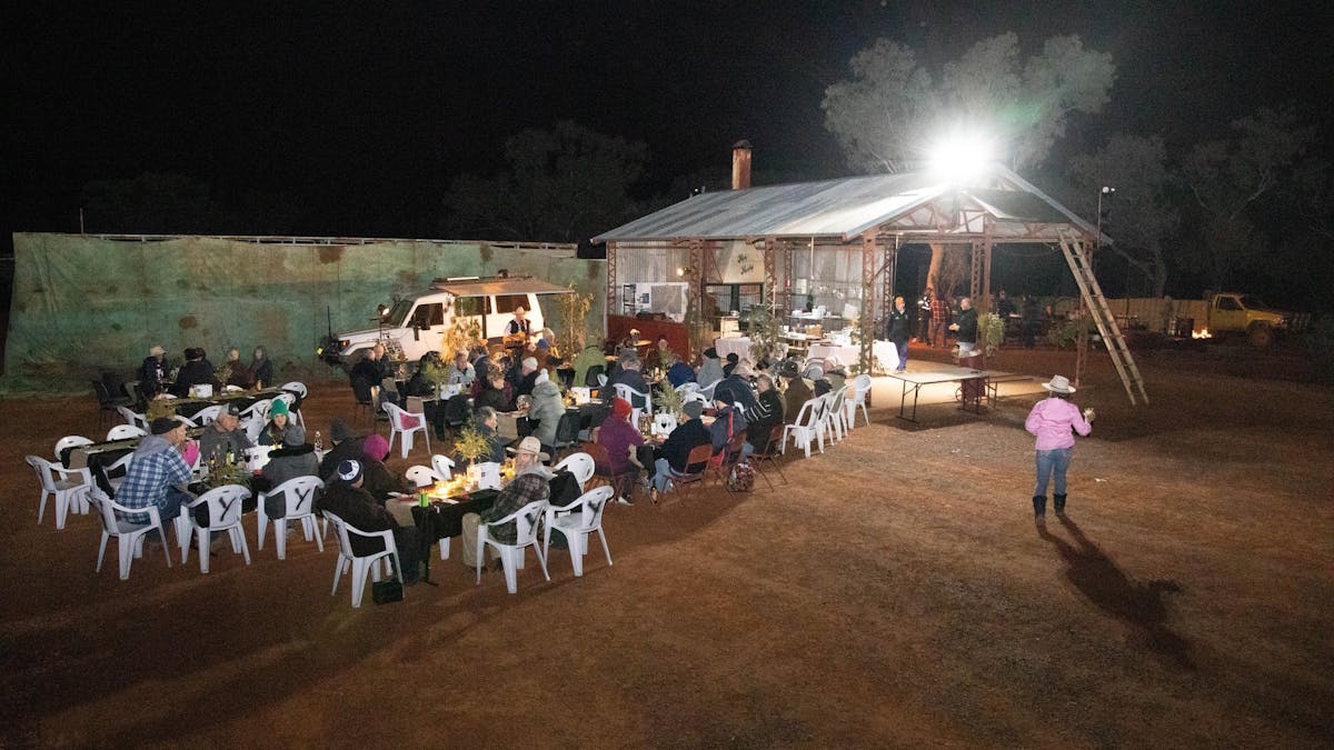 Dining under the stars