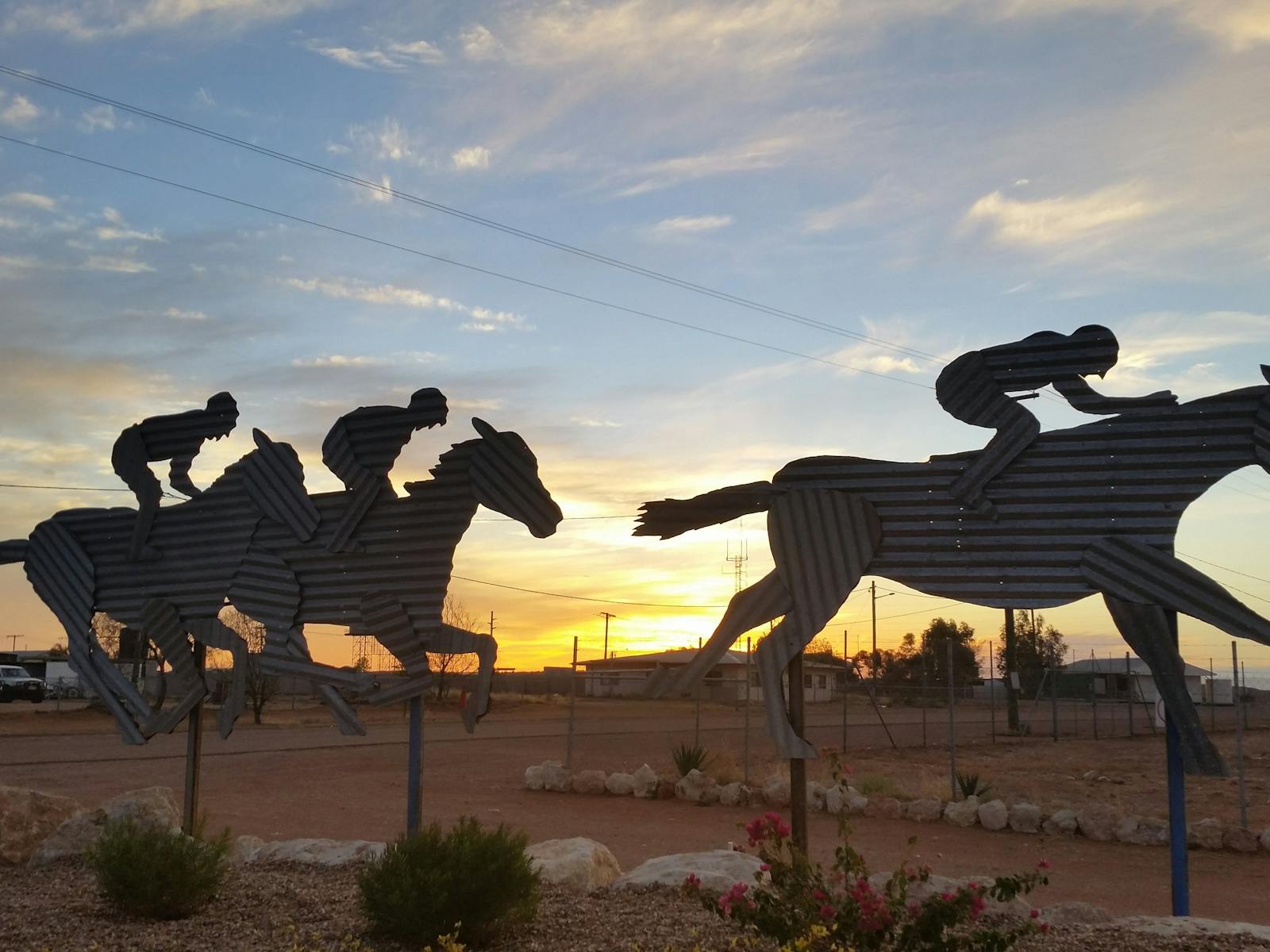 Entrance to this great outback town.